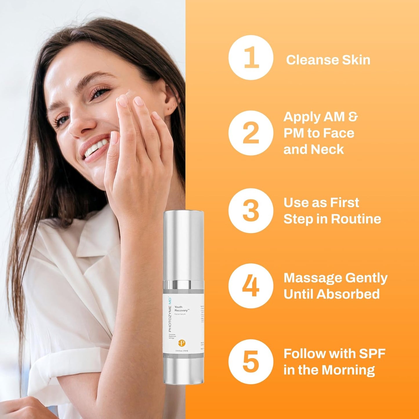 Photozyme DNA Youth Recovery Facial Serum | 0.5 Fl Oz