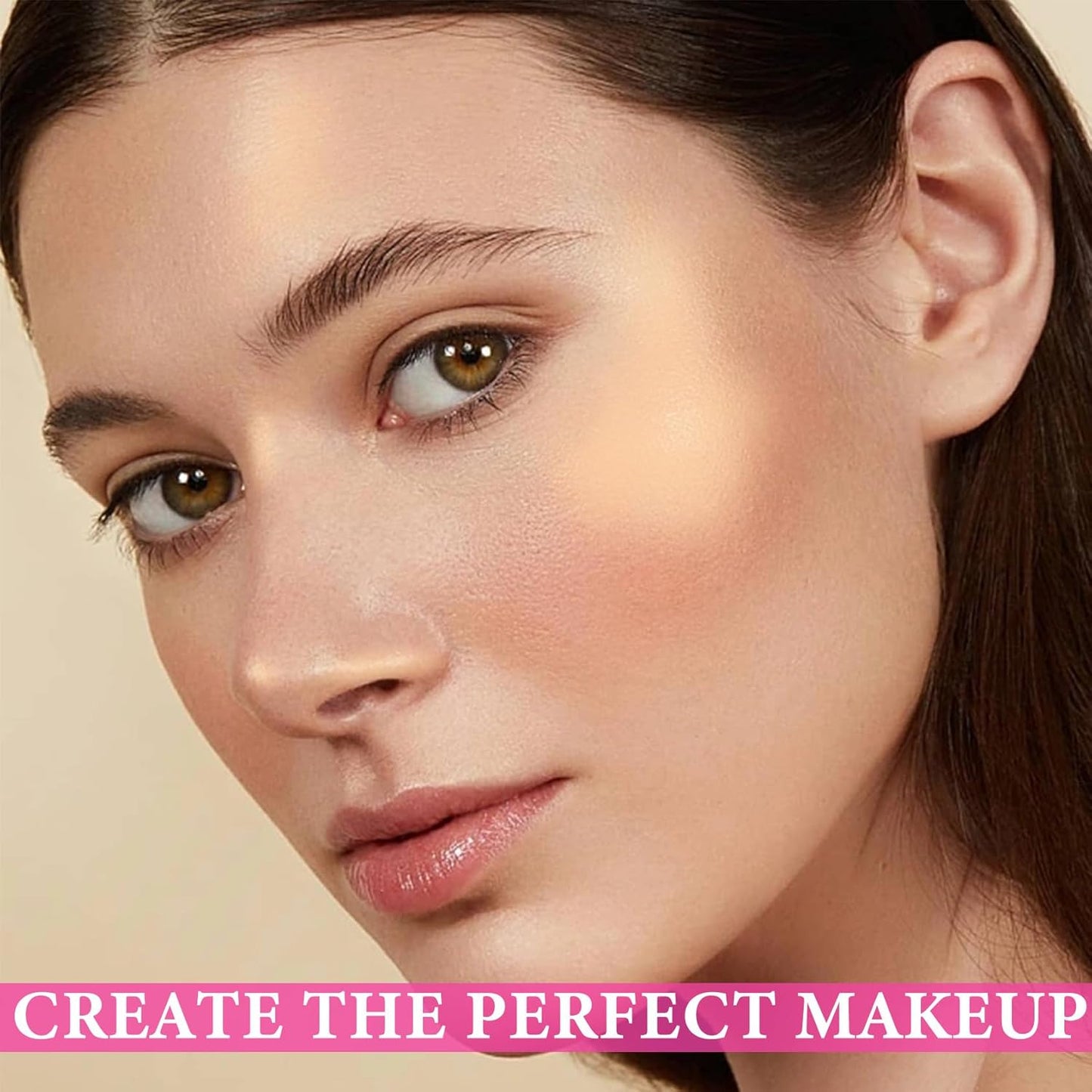 Cream Contour Stick,Shimmer Stick Long Lasting Non-greasy Cream Contour Bronzer Stick,Lightweight Concealer Waterproof Face Contouring Makeup Pen for Women(03#)