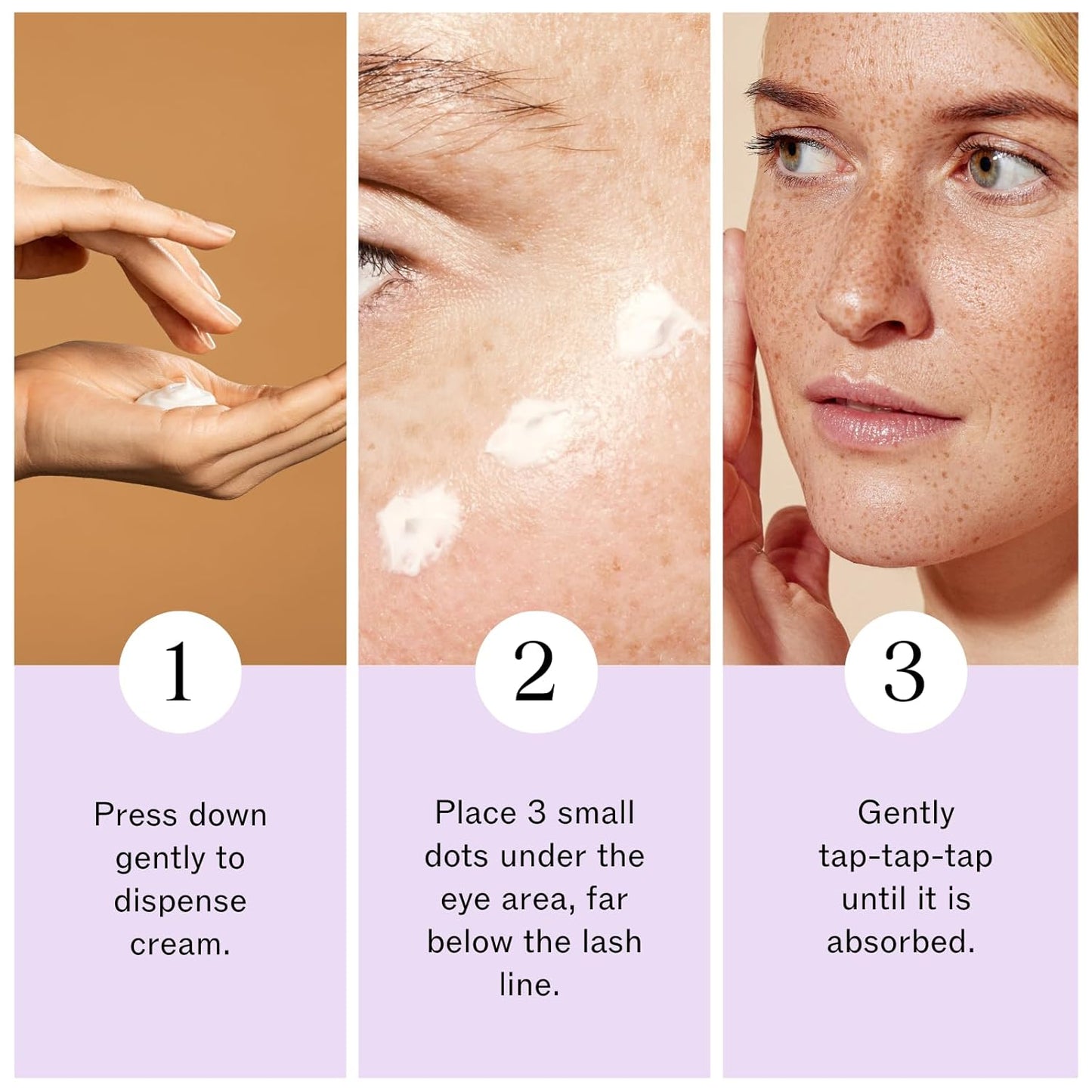 LilyAna Naturals Eye Cream for Dark Circles and Puffiness, Under Eye Cream for Wrinkles and Bags, Anti Aging Eye Cream helps Improve Dryness; for Sensitive Skin - 1.7 oz - Made in USA