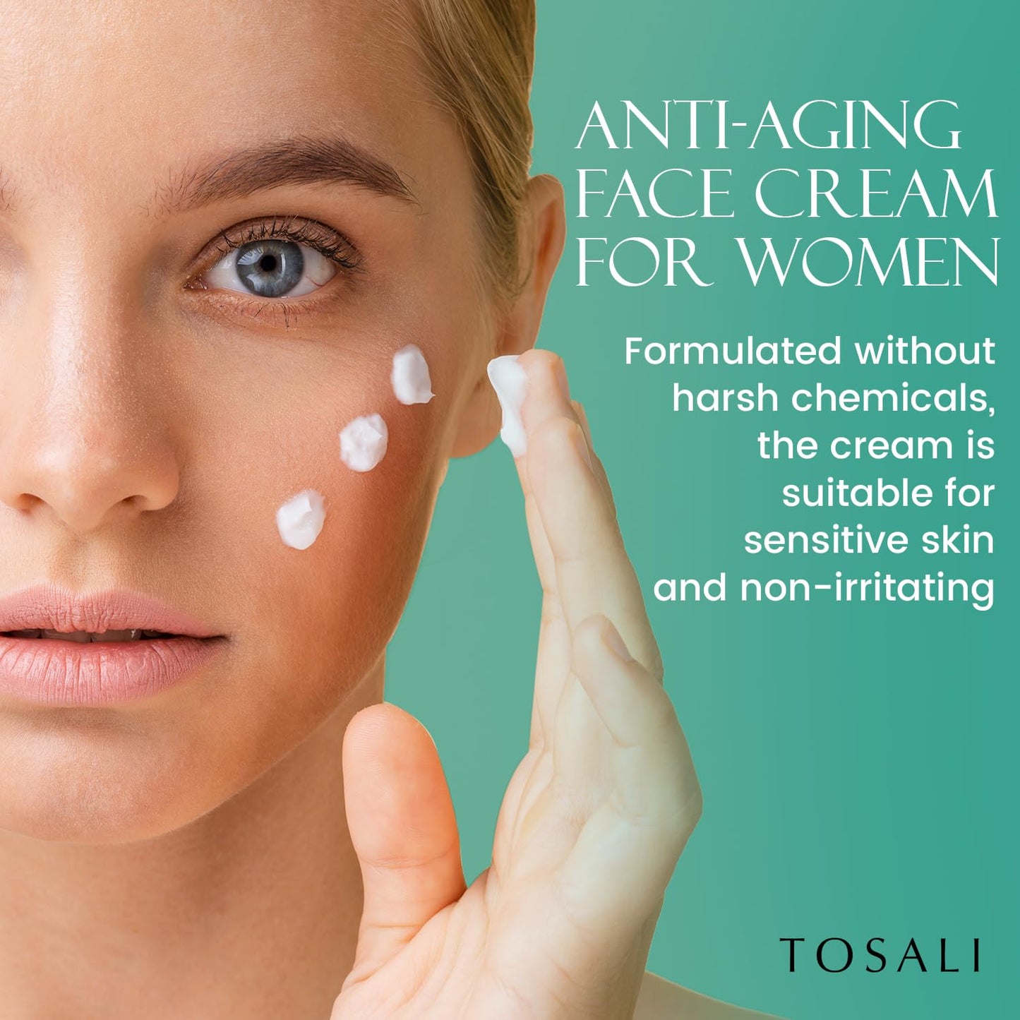 Anti Aging Face Cream for Women, 1.7 oz - Niacinamide Cream, Hydrating Face Moisturizer with Multivitamins - Day & Night Cream for Face with Anti Aging Effect, Skin Care for All Skin Types