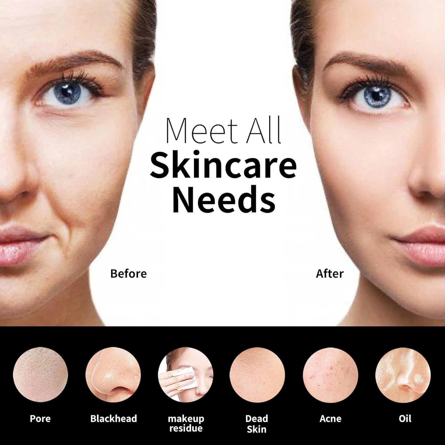 Silicone Face Scrubber, NågraCoola CLIE 2.0 Facial Cleansing Brush, Rechargeable, Waterproof Face Scrub Brush for Cleansing, Exfoliating, Massaging, Electric Facial Exfoliator for Women and Men - Oat