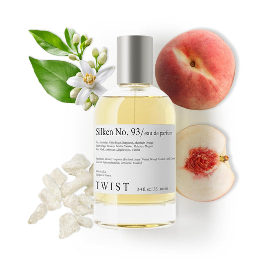 Twist Silken No. 93 Inspired by Perfume D. Marly's Valaya, Long Lasting Perfume For Women, Paraben Free, Vegan, Clean Ingredients, Fragrance - Spray 100 ml | 3.4 fl. oz.