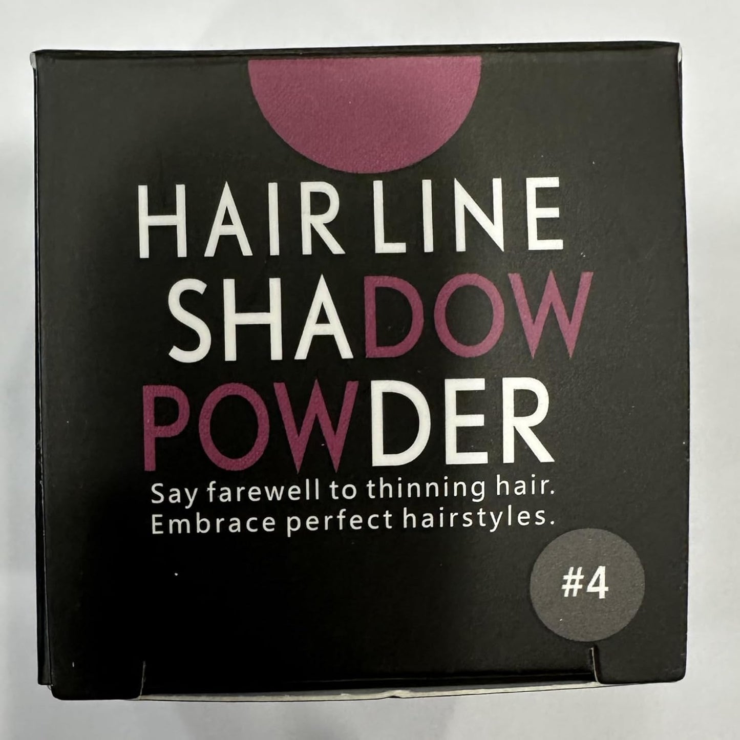 Root Touch Up Powder, Instantly Gray Hair Cover Up, Women Color Root Coverage Shadow Powder for Thinning Grey Hairline, Men Roots Concealer for Hair Loss Beard Line Eyebrow, Dark Gray