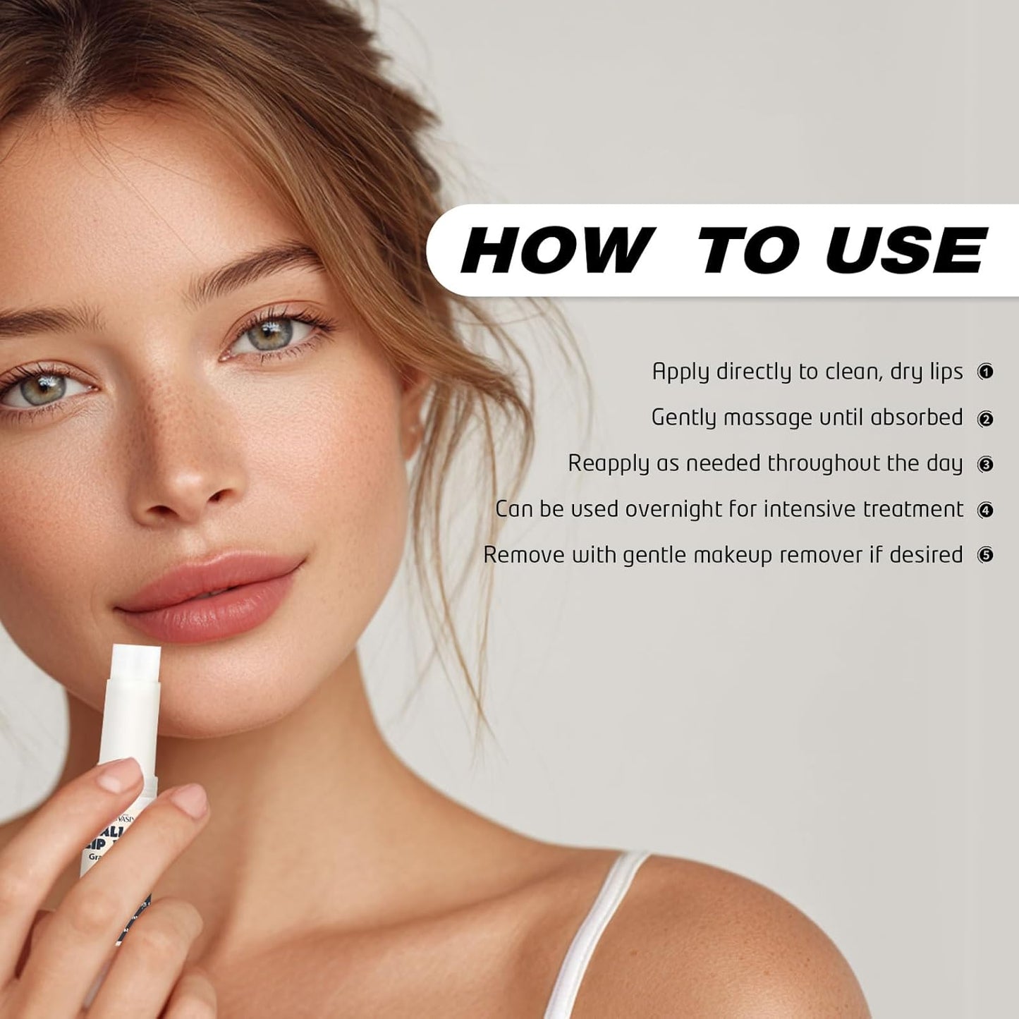 Tallow Lip Balm With Grass-Fed Beef Tallow & Manuka Honey Long-Lasting Moisturizing Lip For Cracked and Dull Lip, Natural Balm 5g/0.17oz