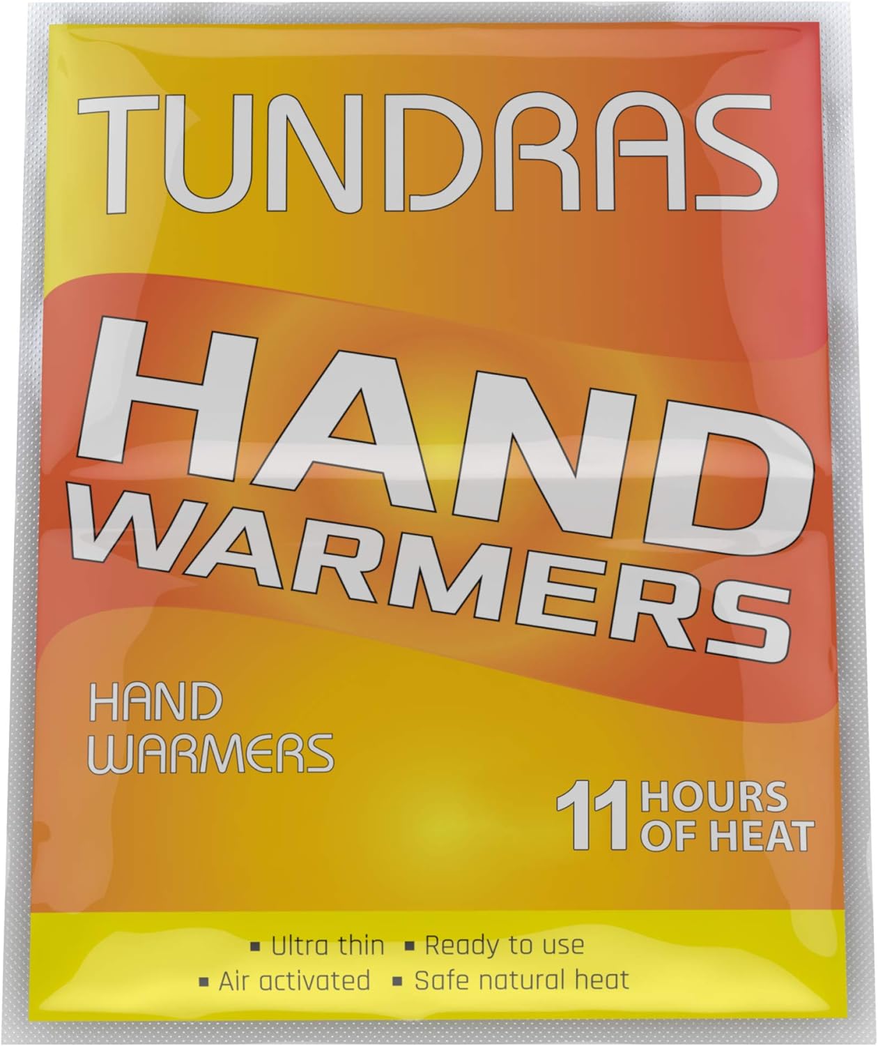 Hot Hand Warmers 11 Hours Long Lasting - 40 Count - Natural Odorless Safe Single Use Air Activated Heat Packs for Hands, Toes and Body - Up to 11 Hours of Heat - TSA Approved