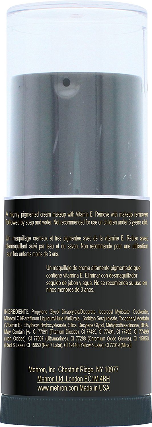 Mehron Makeup CreamBlend Stick | Face Paint, Body Paint, & Foundation Cream Makeup | Body Paint Stick .75 oz (21 g) (Silver)