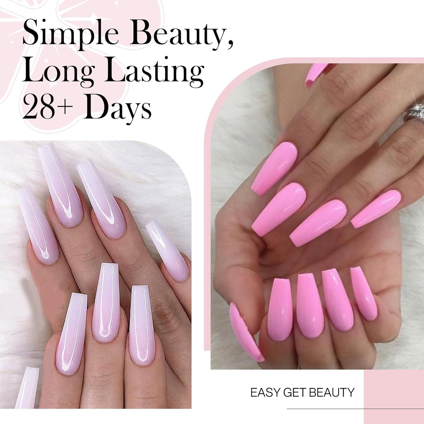 Long Coffin Nails Tips Half Matte 504pcs Long Coffin Nails Full Cover False Fake Press On Nails Easily DIY Art Salon Nail Extensions, 12 Sizes Luckyfairy