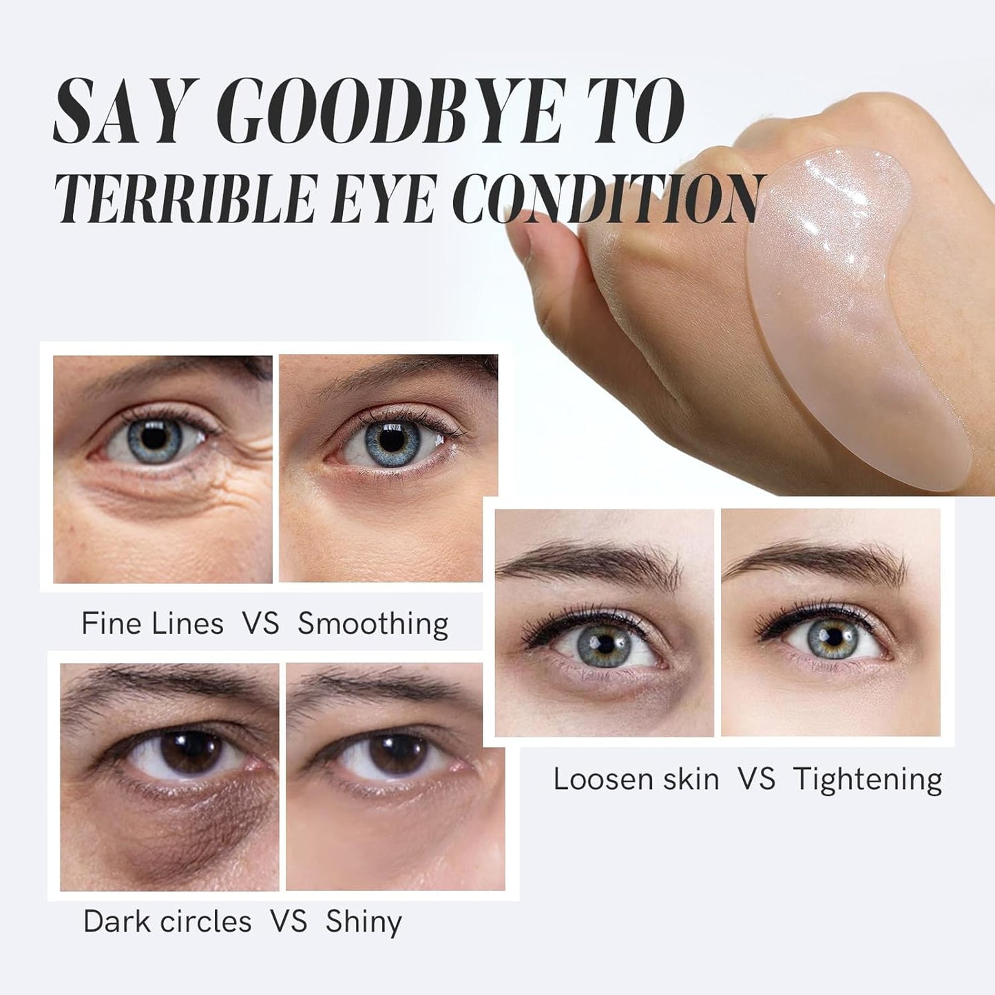 Under Eye Patches with Collagen and Peptide Eye Mask for Dark Circles and Puffiness,Face Mask Skin Care Products 30 Pairs