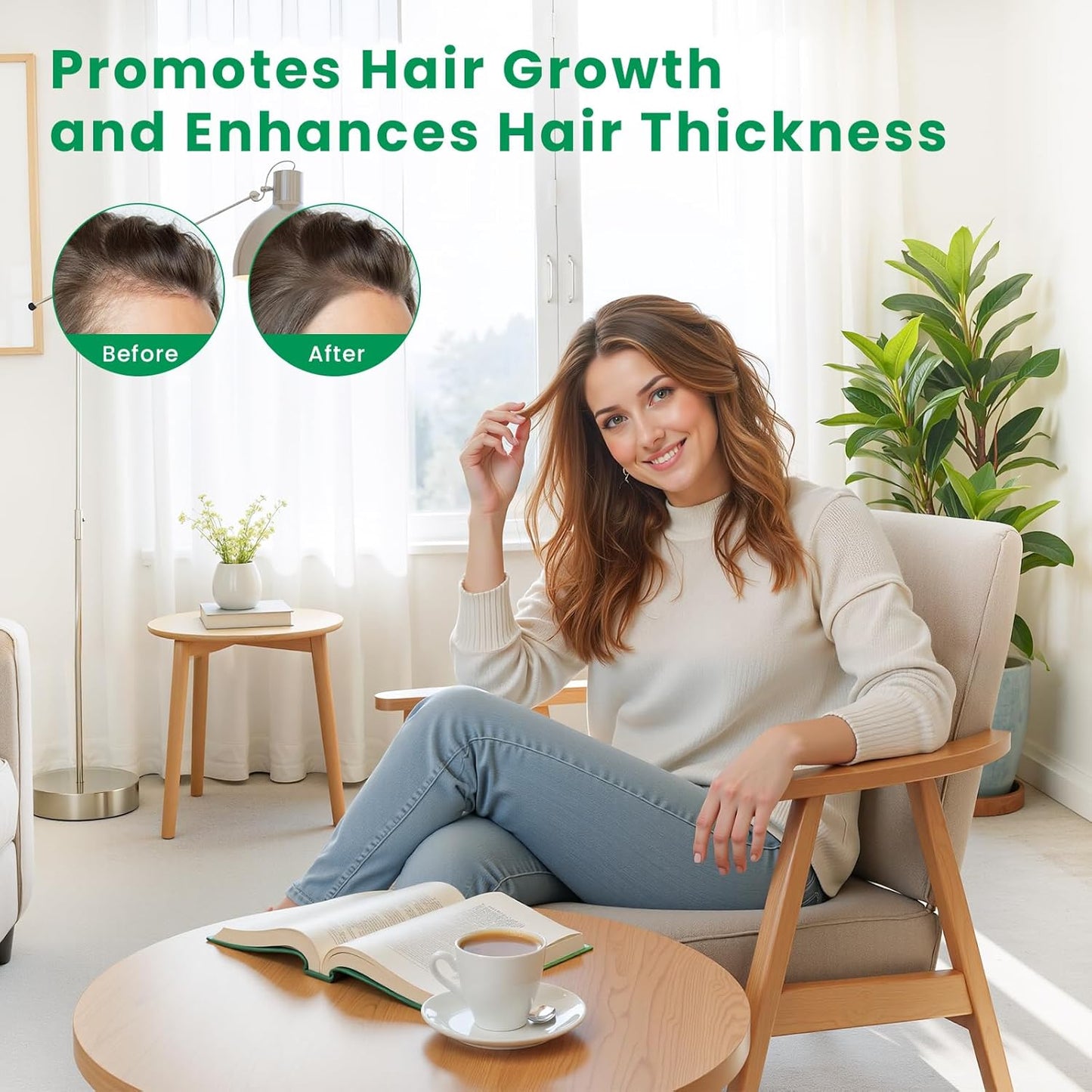 EVOKE OCCU Rosemary Oil for Hair Growth, Nourishing Scalp, Relieving Hair Loss & Reducing Dandruff - 4 Fl Oz