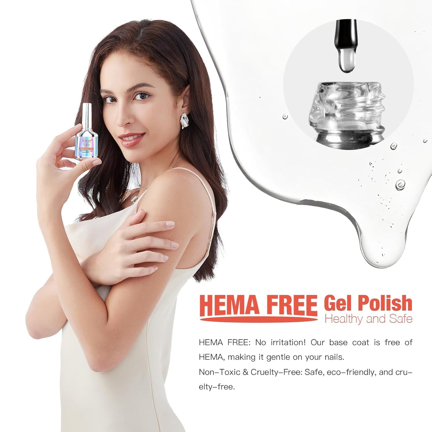 15ml Gel Top Coat Glossy Top Coat– Long Lasting Professional Nail Art Home Salon