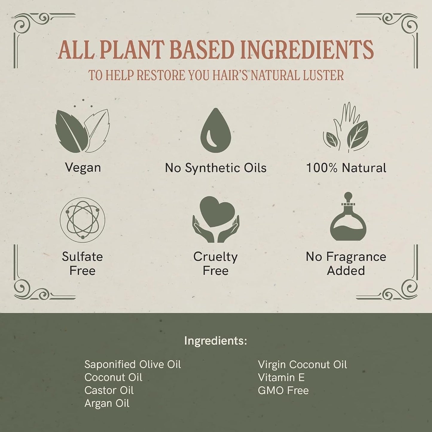 J·R·LIGGETT'S All-Natural Shampoo Bar, Jojoba and Peppermint Formula-Supports Strong and Healthy Hair-Nourish Follicles with Antioxidants and Vitamins-Detergent and No Sulfate, One 3.5 Ounce Bar