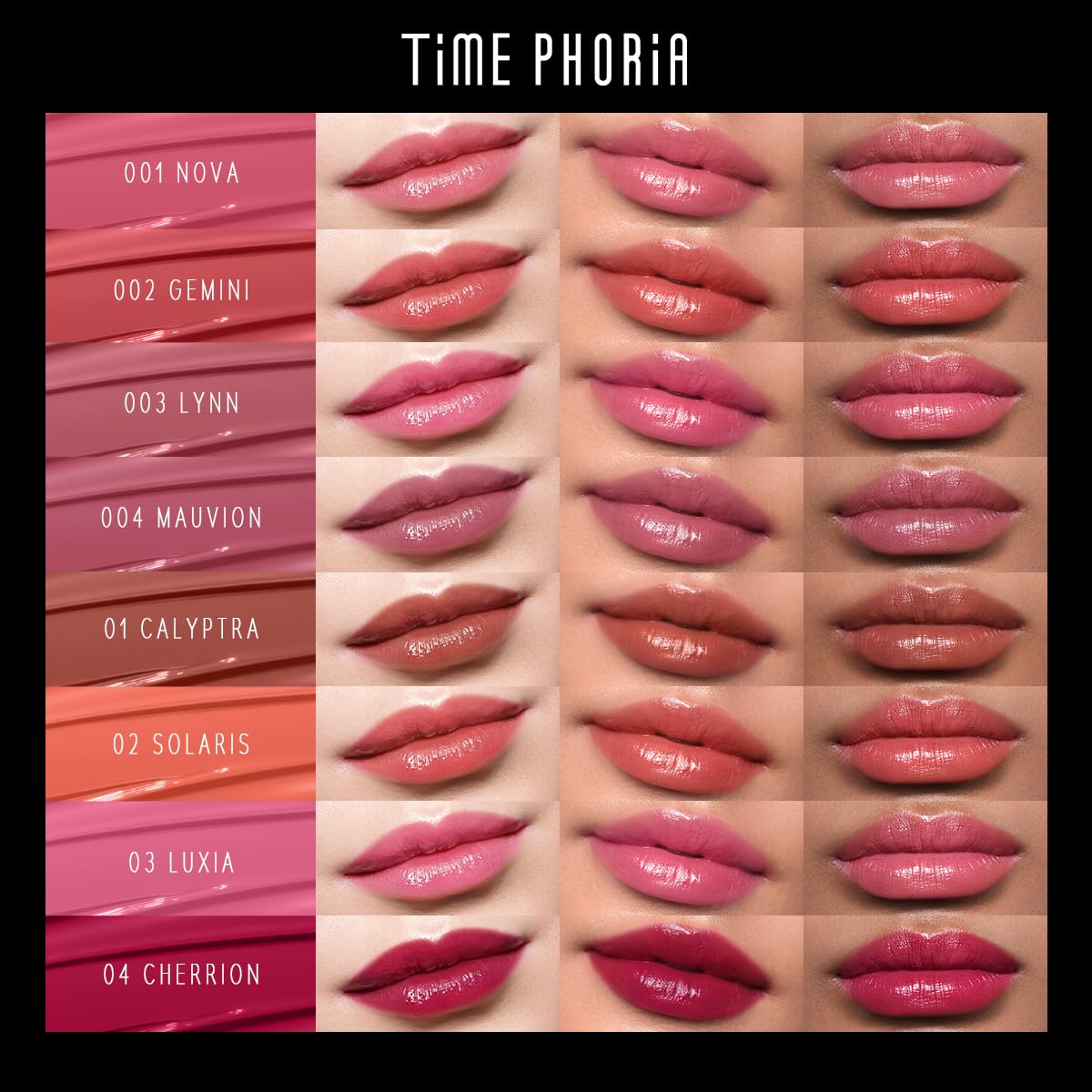 STELLAR DUST LIP STAIN-Long Lasting, Waterproof and Transferproof Lip Tint, Glossy Finish Lip Gloss, Lightweight Lipstick, High Coverage, Vivid Color (11)