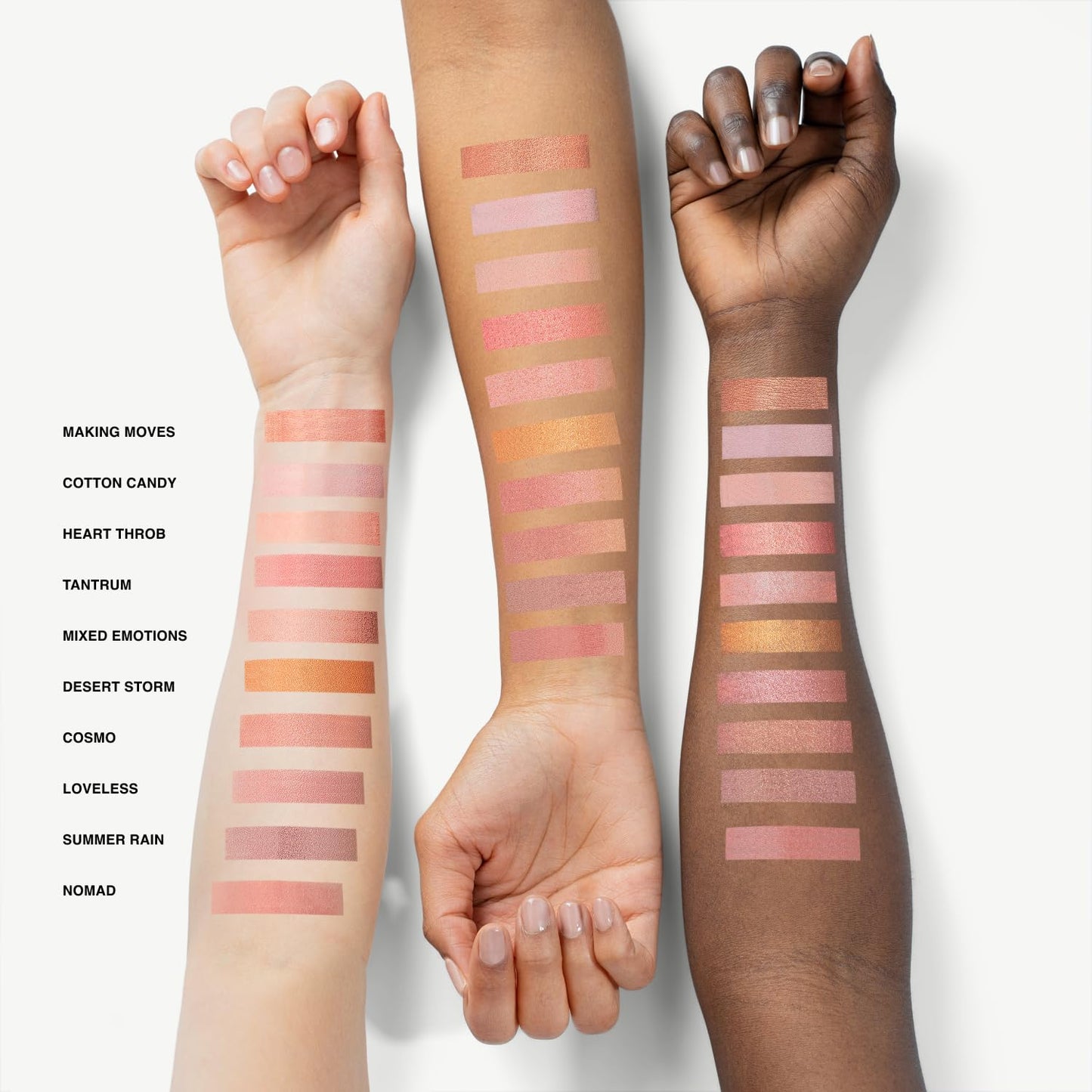 Phase Zero Makeup Powder Blusher - "Nomad" - 4g / 0.141 oz - Full Coverage, Natural Blush - Soft, Buildable Pink, Coral, Peach & Golden Hues - Matte & Shimmering Shades Gives Cheeks a Radiant Glow