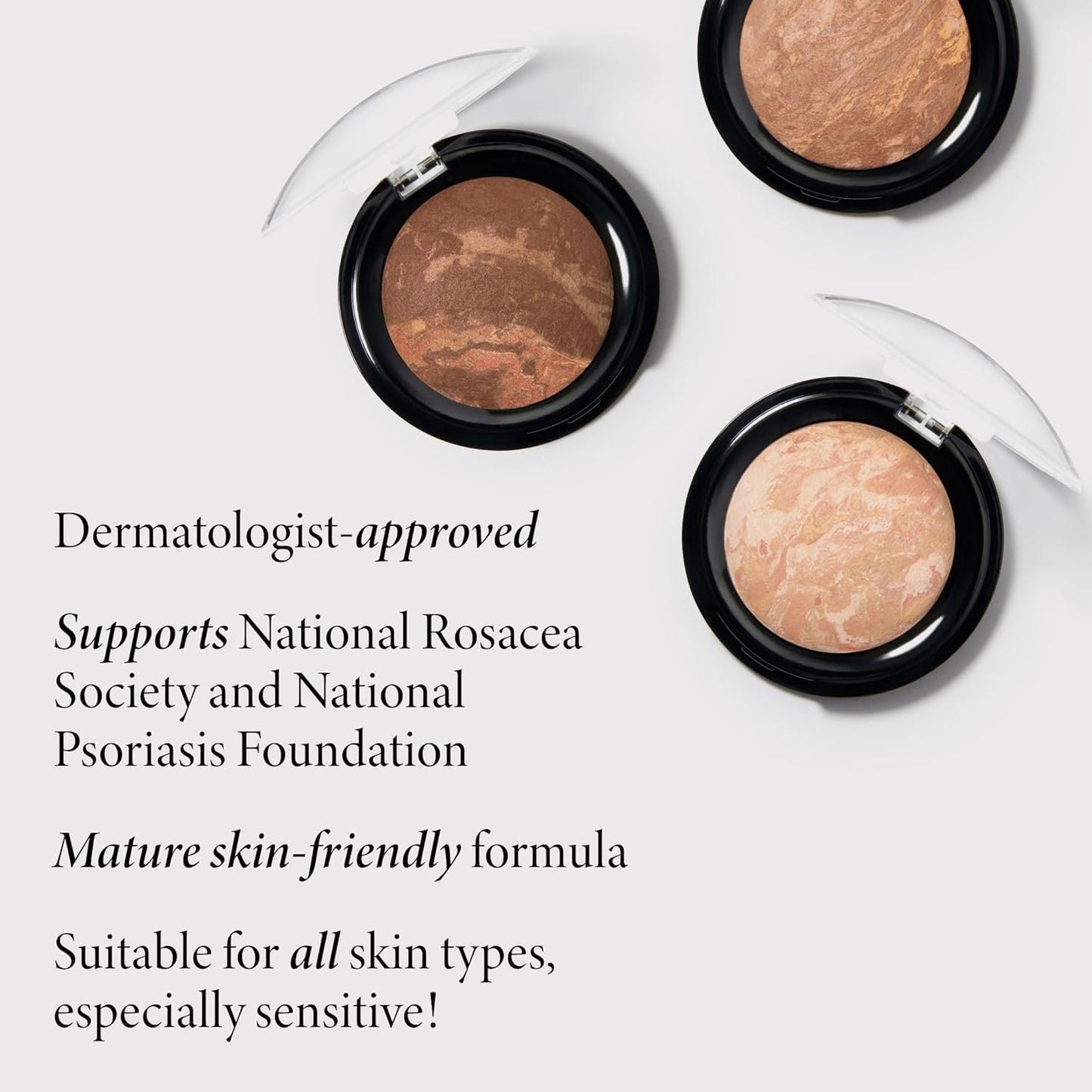 LAURA GELLER NEW YORK Award-Winning Baked Balance-n-Brighten To Go Travel Size Color Correcting Powder Foundation - Porcelain - Buildable Light to Medium Coverage - Demi-Matte Natural