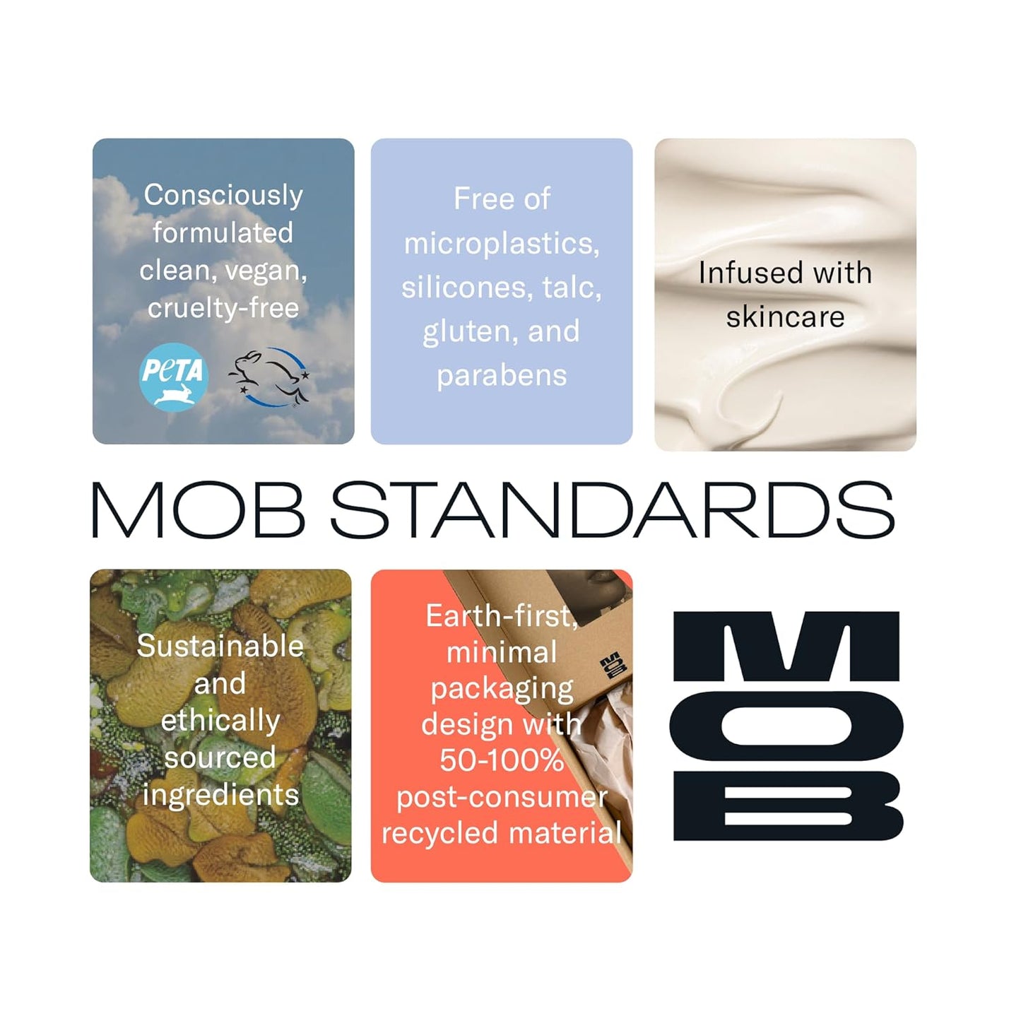 MOB Beauty Hydrating Shine Lip Balm M139 Cool Nude – Tinted Lip Balm Stick with Jojoba & Sunflower Oils, Clean Vegan Organic Lip Care for Nourished, Glossy Lips