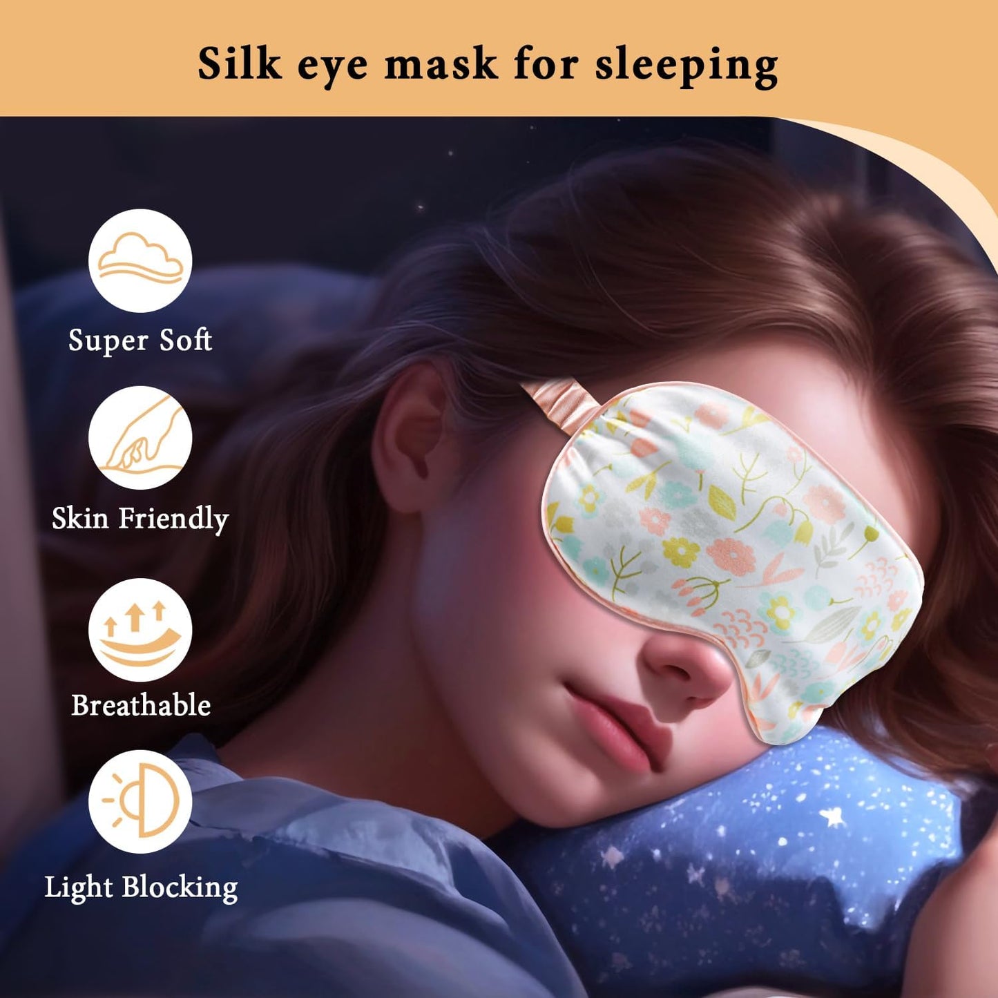 Cooling Eye Mask,Gel Eye Mask for Dark Circles,Migraines,Eye Surgery,Warm Compress for Eyes,Eye Mask for Dry Eyes,Blepharitis & Stye Eye Treatment,3 in 1 Weighted Eye Mask for Sleeping(Yellow)