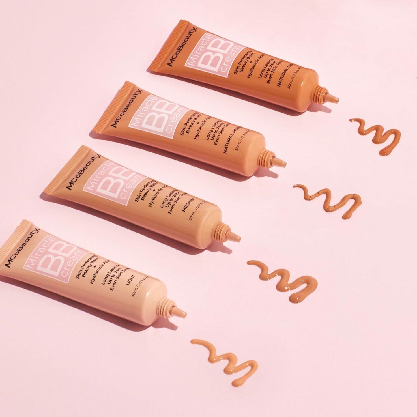 MCoBeauty Miracle BB Cream, Light, Skin-Perfecting Coverage for Effortless Beauty, Vegan, Cruelty Free Cosmetics