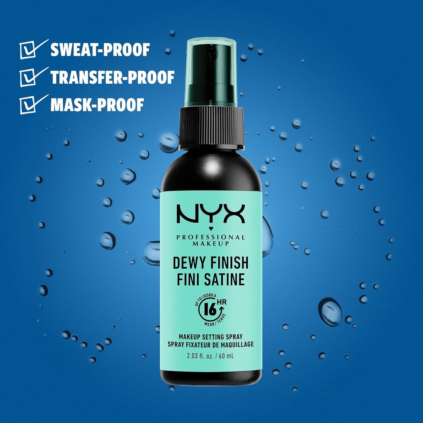 NYX PROFESSIONAL MAKEUP Makeup Setting Spray - Dewy Finish, Long-Lasting Vegan Formula (Packaging May Vary) & Butter Gloss, Non-Sticky Lip Gloss - Praline (Deep Nude)