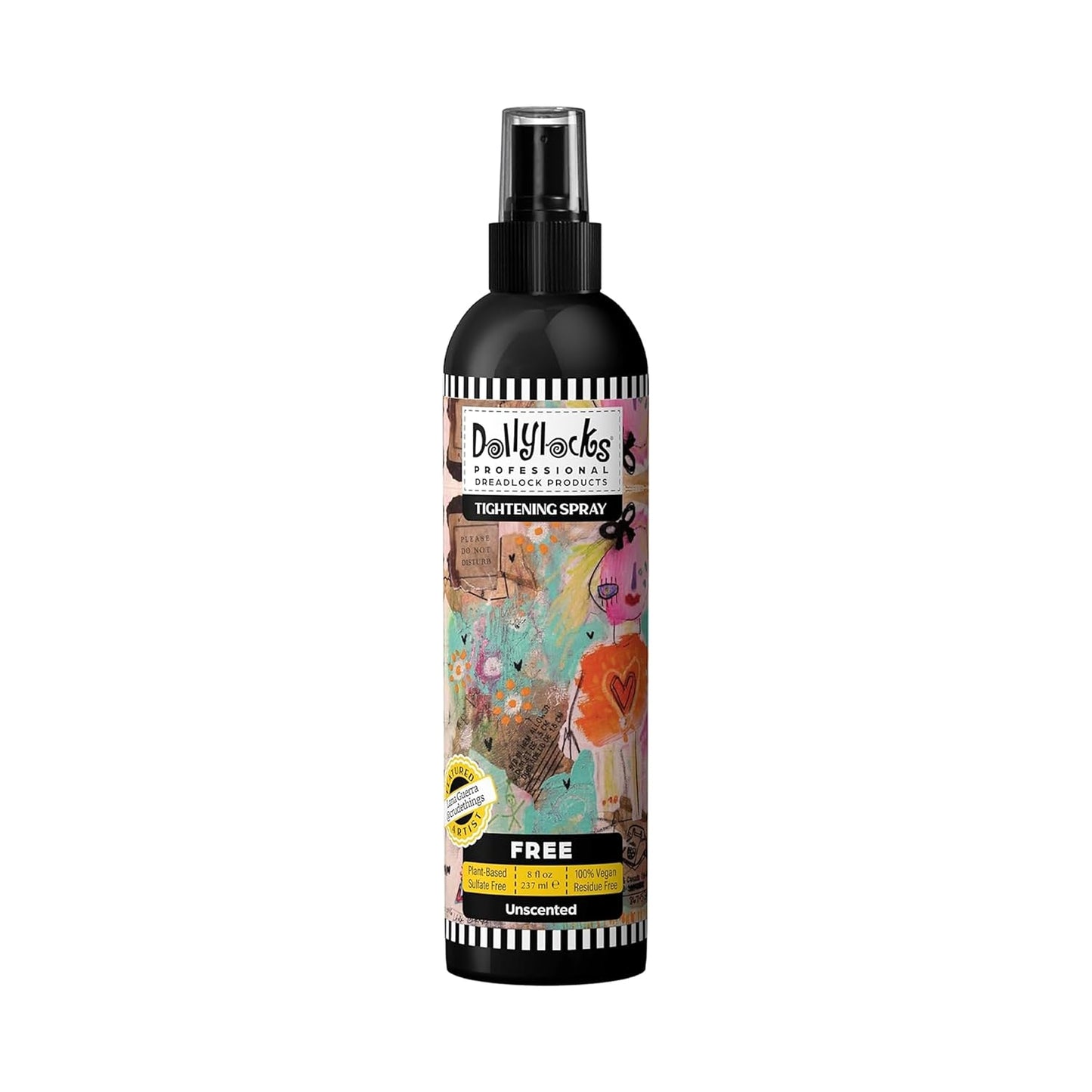 Dollylocks Tightening Spray – The Original Dreadlock Tightening & Residue-Free Loc Spray, Plant-Based, Vegan & pH-Balanced (Free Scent, 8oz)