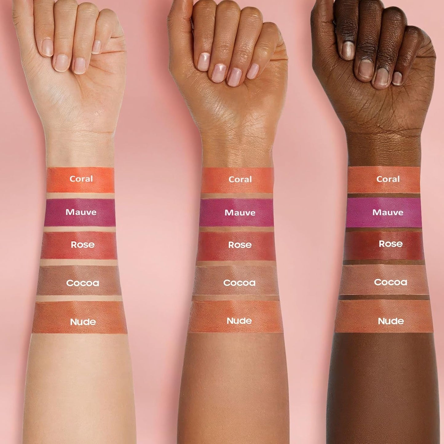 OETUIOW Lip Stain Long Lasting & Waterproof Lip Liner, Non-Stick Cup Highly Pigmented Natural Finish, Lip Gloss for All-Day Color Hold (Rose)