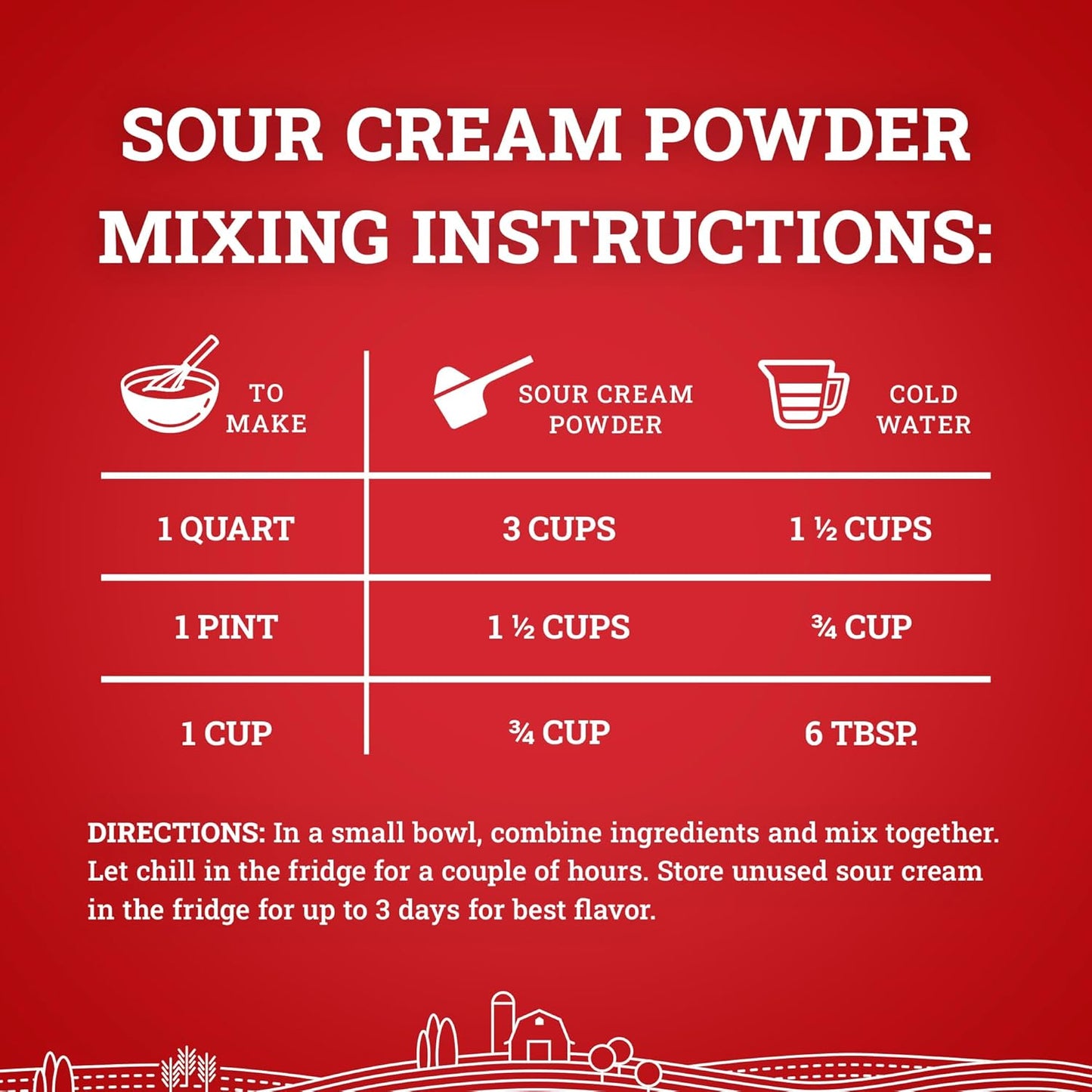 Hoosier Hill Farm Sour Cream Powder, 25LB (Pack of 1)