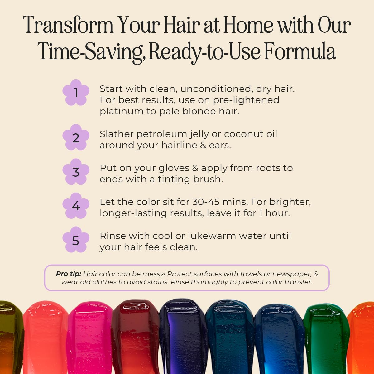 INH Semi Permanent Hair Color | Color Depositing Conditioner | Ruby Red Hair Dye | No Bleach & No Peroxide Temporary Tint for Women & Men | Vegan, Ammonia Free, & Sulfate Free | Ready to Use, 6oz