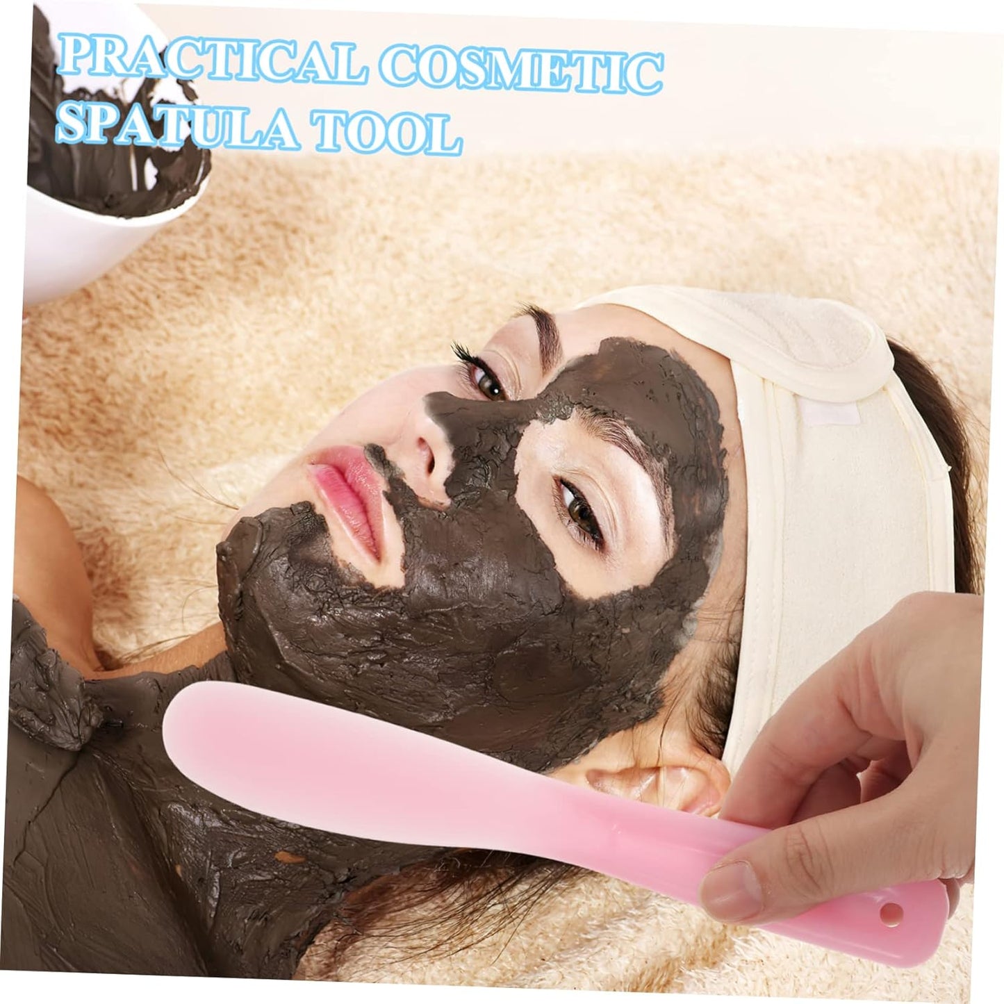 10pcs Tool Stick Makeup Spatula Cosmetic Plate Mixer Cosmetic Mixer Silicone Stirring Tools Beauty Spatula Makeup Plate Spatula Makeup Mixing Tool Makeup Mixer Tool