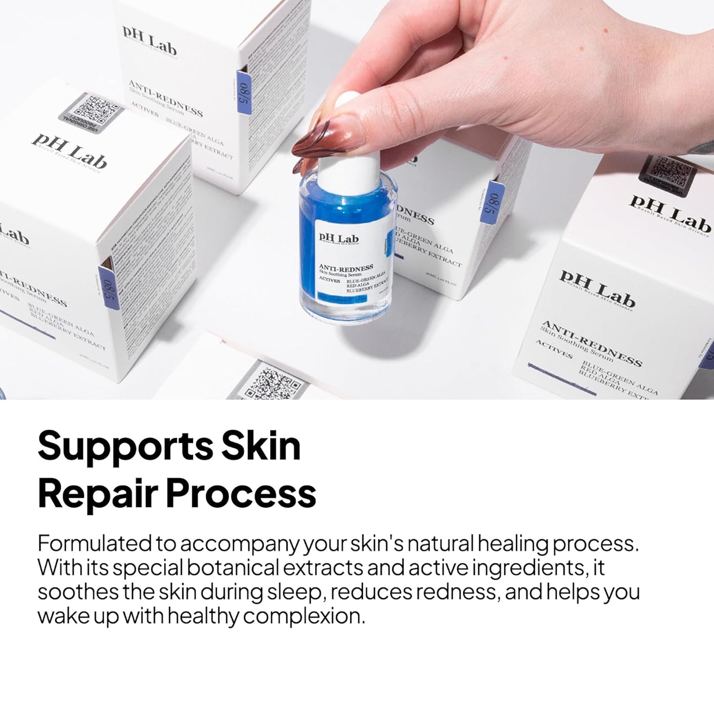 Anti Redness Serum, Reduces Capillary Cracks Appearance, Evens Skin Tone, Skin Soothing and Redness Reform Serum, 1.01 Fl Oz (Pack of 1)