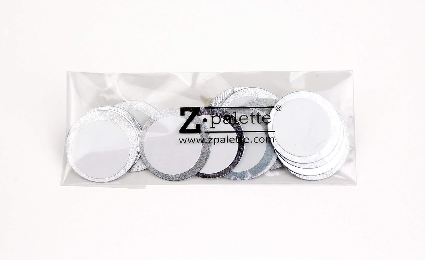 Round Metal Stickers 26mm 30-Pack for Non-Magnetized Makeup Pans