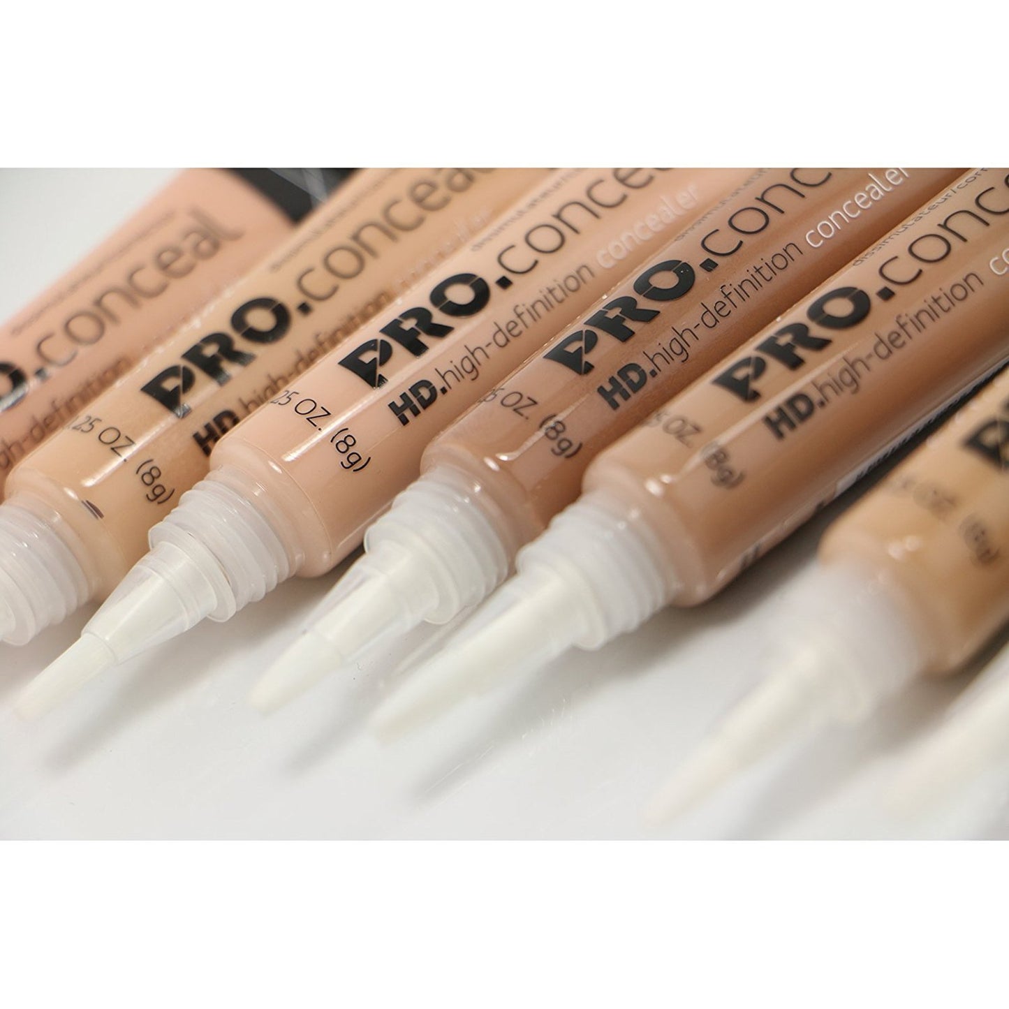 L.A. Girl PC Pro Conceal High Definition Concealer set of color GC971988, All, 16 Ounce, (Pack of 18) (LAX-GC971-GC988)