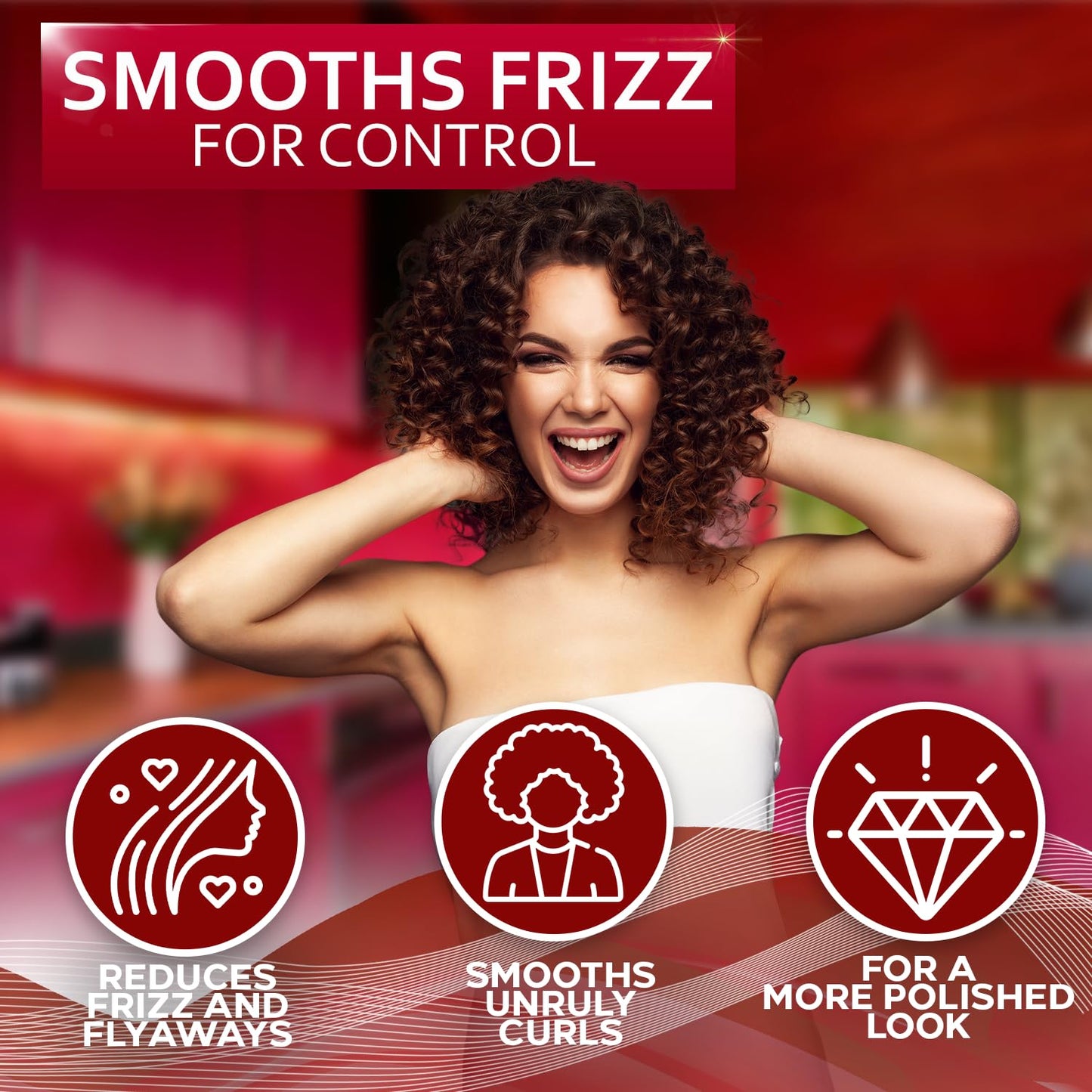 Curly Hair Mask - Deep Conditioning, Curl Enhancing Split End Repair for Women and Men - Strengthening Treatment Cream and Moisturizer Products for Dry, Damaged, Frizzy Hair - Anti Breakage Solution