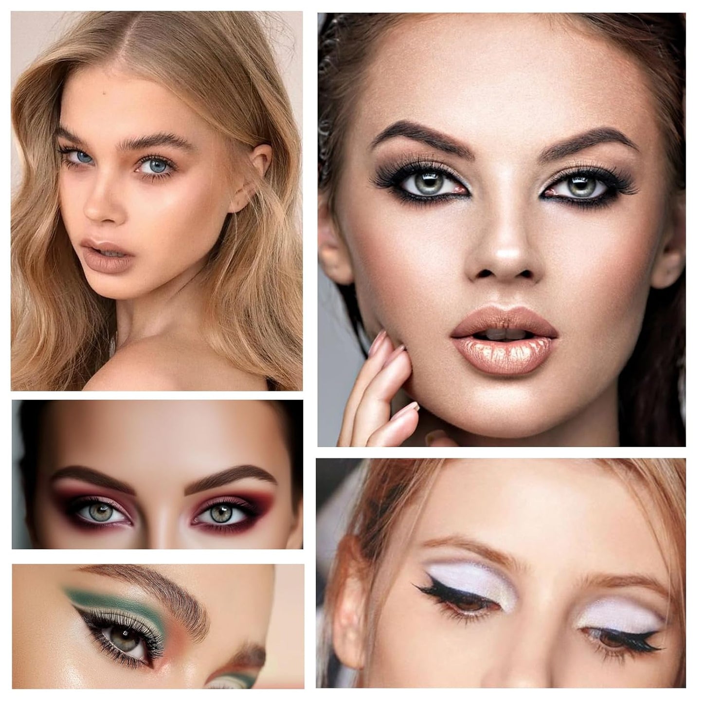 Single Green Eyeshadow, Pressed Powder Matte Eye-Shadow Palette Make-up, Blendable Long Lasting High Pigment Green Eye Makeup Halloween Paint & Face Body Paint