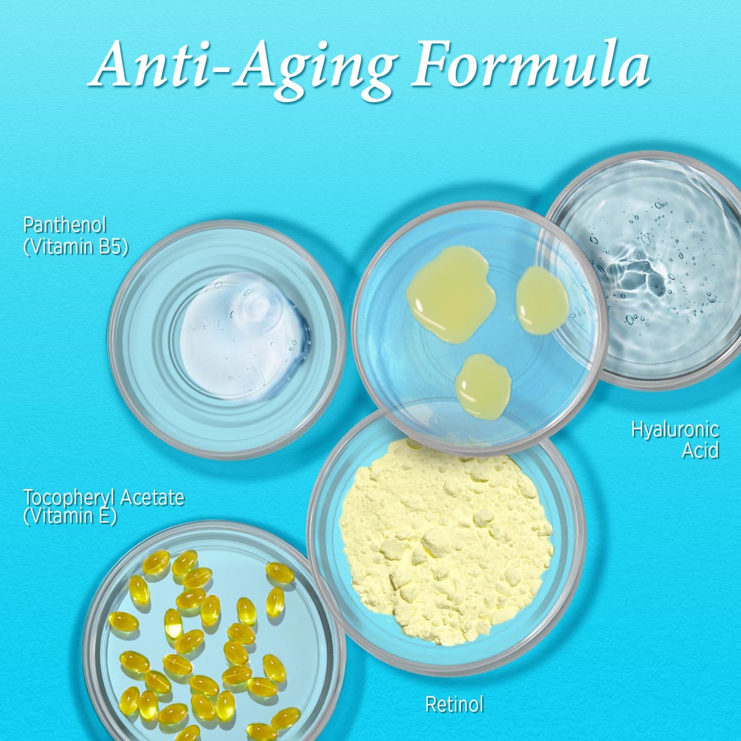 Ebanel Liposomal 2.5% Retinol Serum for Face with Hyaluronic Acid, Peptide, Vitamin C, Pore Minimizer Skin Tightening, Anti Aging Serum, Minimizes Wrinkles, Fine Lines, Age Spots