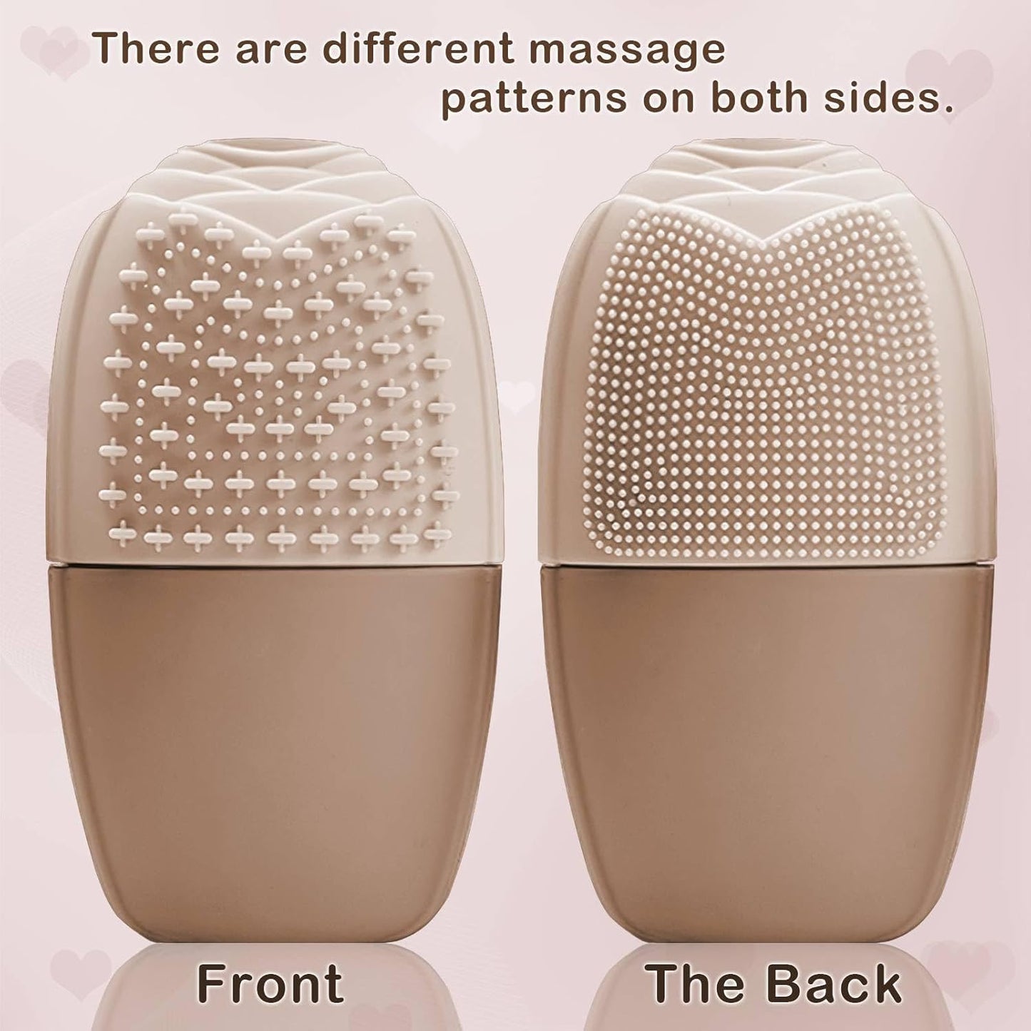 KOGITI Face Ice Roller & Mold - Beauty Facial Massage Tool for Puffiness Relief, Ice Cube Holder