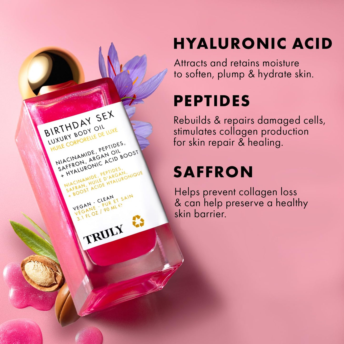 Truly Beauty Birthday Sex Luxury Body Oil