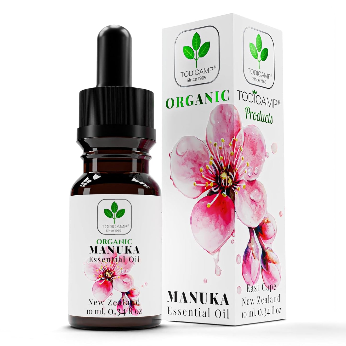 100% Pure Manuka Oil from New Zealand | Therapeutic-Grade Essential Oil for Wound Care, Skin Soothing, Nail & Scalp Health | Organic, Undiluted, Cold-Pressed Manuka for Face, Hair & Body