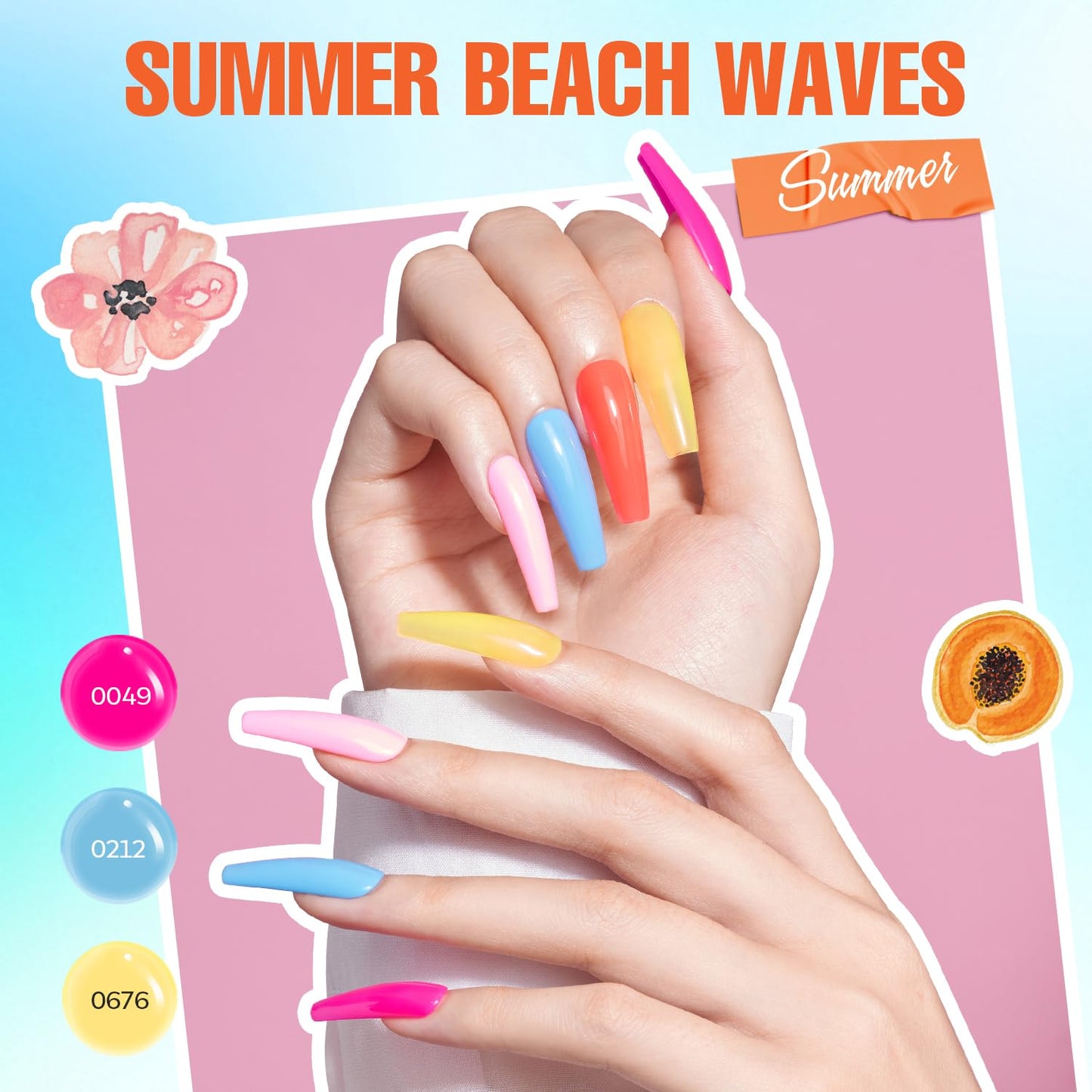 MEFA 60 Pcs Gel Nail Polish Kit with U V Light, 32 Colors Classic Popular Nail Kit Soak Off Nail Polish Gel Set with Base Matte/Glossy Top Coat Nail Art Decorations Manicure Tools DIY Gifts