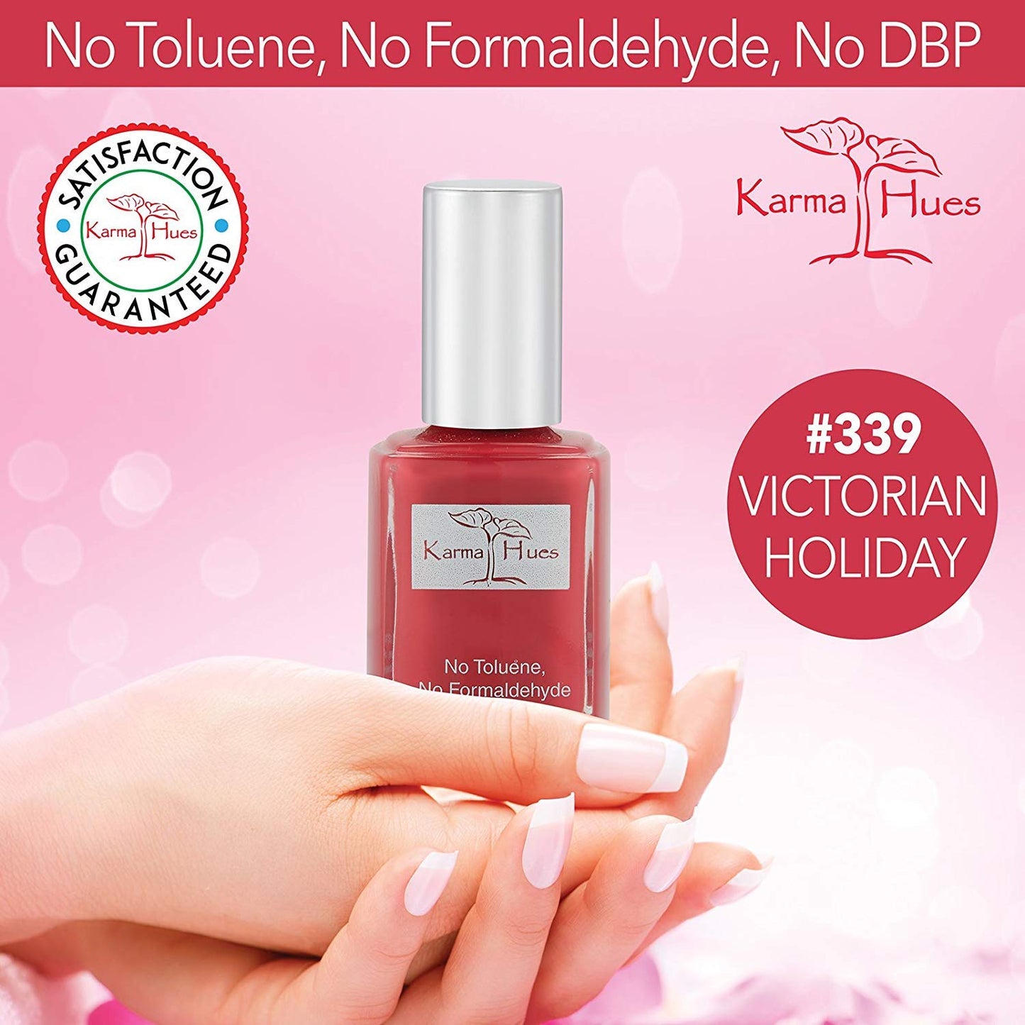 Karma Naturals Nail Polish – Non-Toxic, Vegan & Cruelty-Free (Victorian Holiday, 0.43 fl oz)