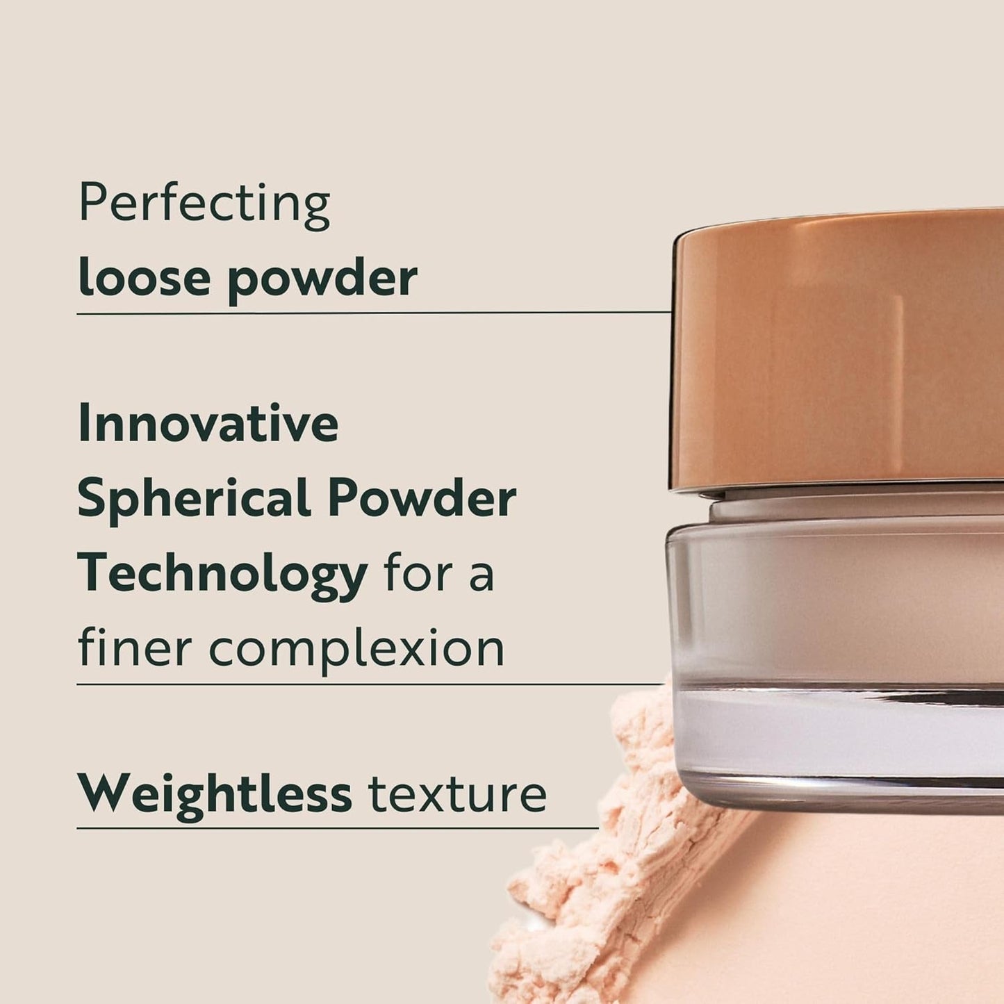 M. Asam MAGIC FINISH Final Touch Setting Powder Bare Skin (12g) - Translucent Face Powder With Hyaluronic Acid, Argan & Jojoba Oil, Silky & Lightweight Makeup Setting Powder For A Matte Finish