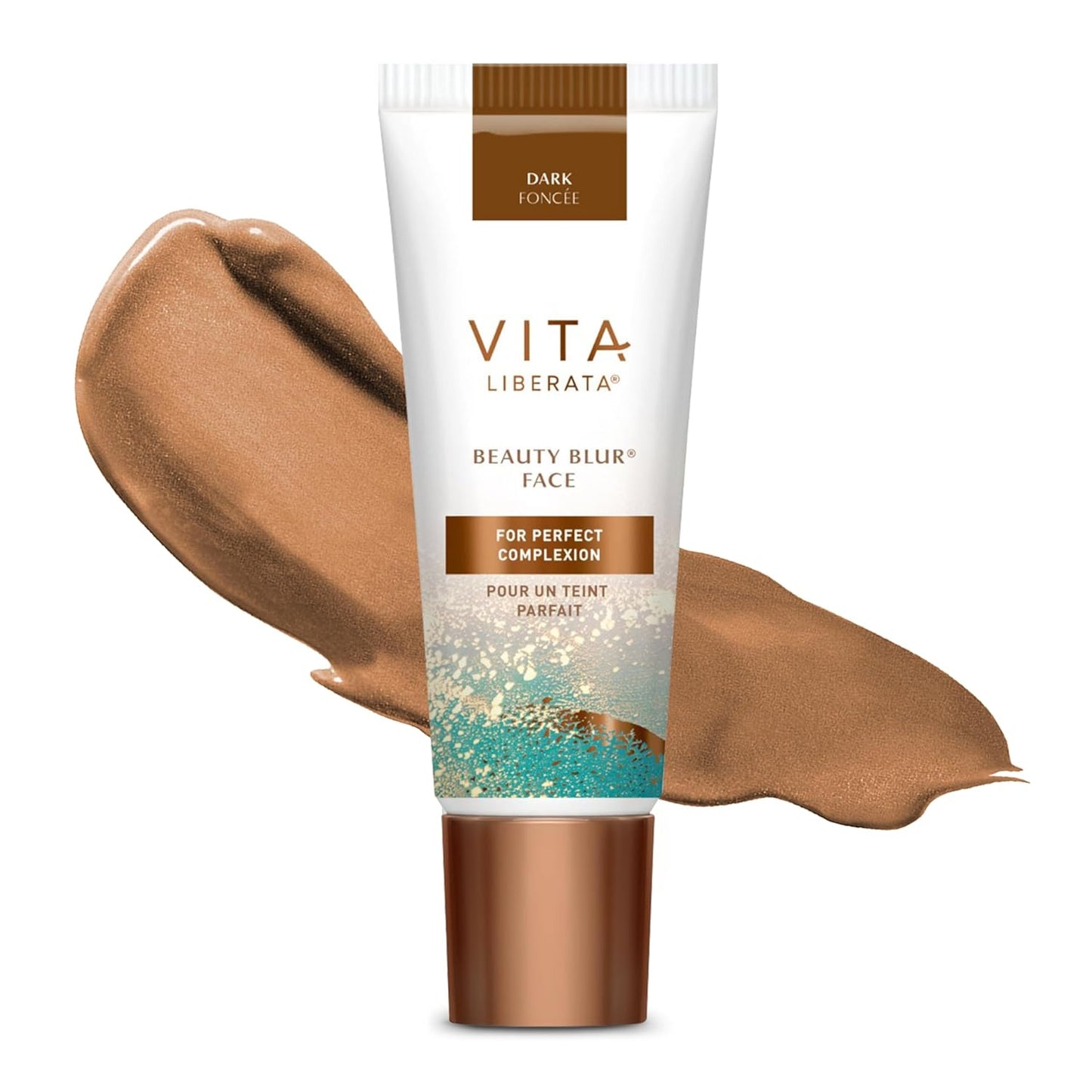 Vita Liberata Beauty Blur Face - Dark, BB Cream, Hydrating Skin Finish, Radiant Glow & Flawless Complexion, 1.01 fl oz