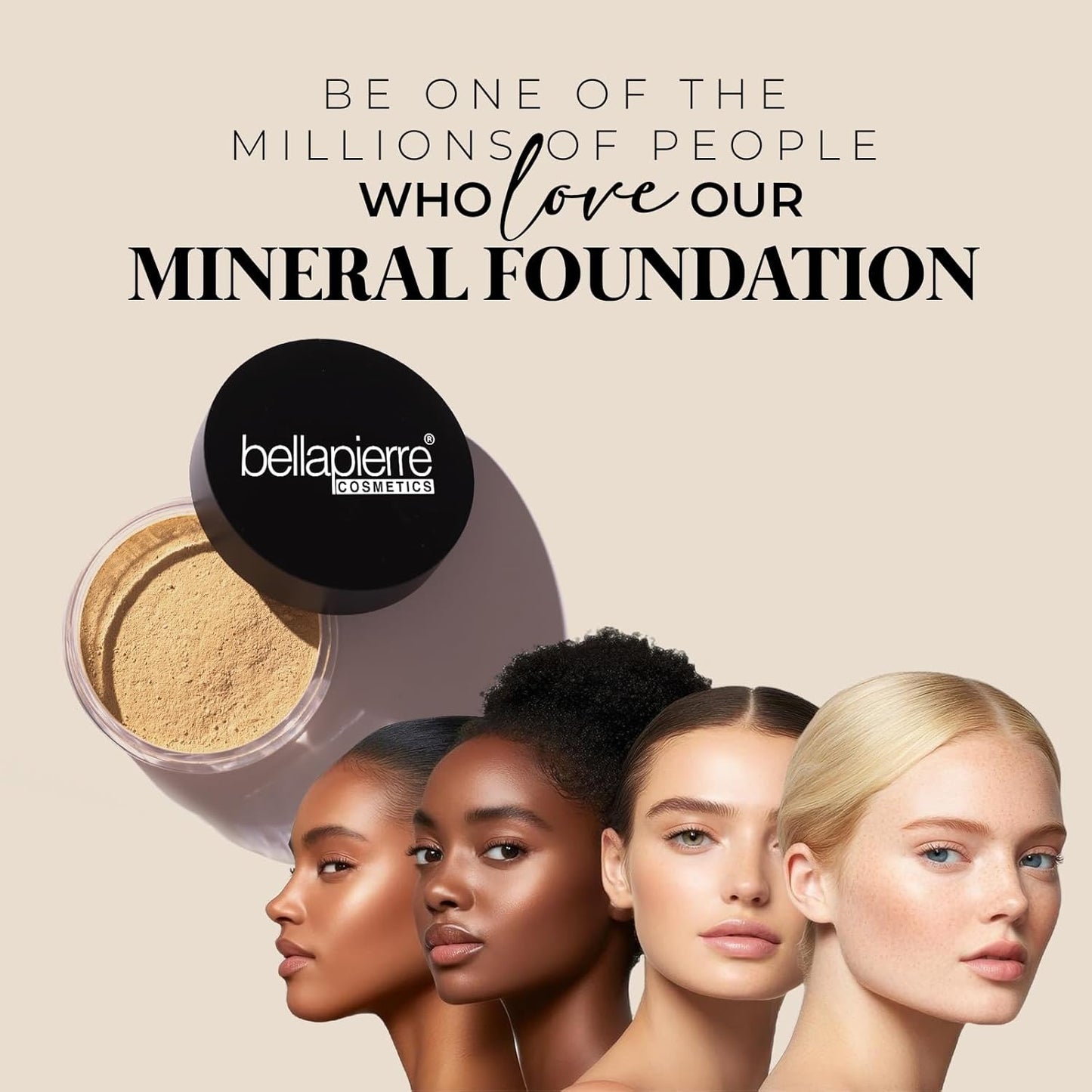 Bellapierre Mineral Foundation SPF 15 – Loose Powder Foundation, Full Coverage Mineral Makeup with Matte Finish – Vegan, Cruelty Free, Hypoallergenic, Oil & Talc Free – 0.32 oz - Maple