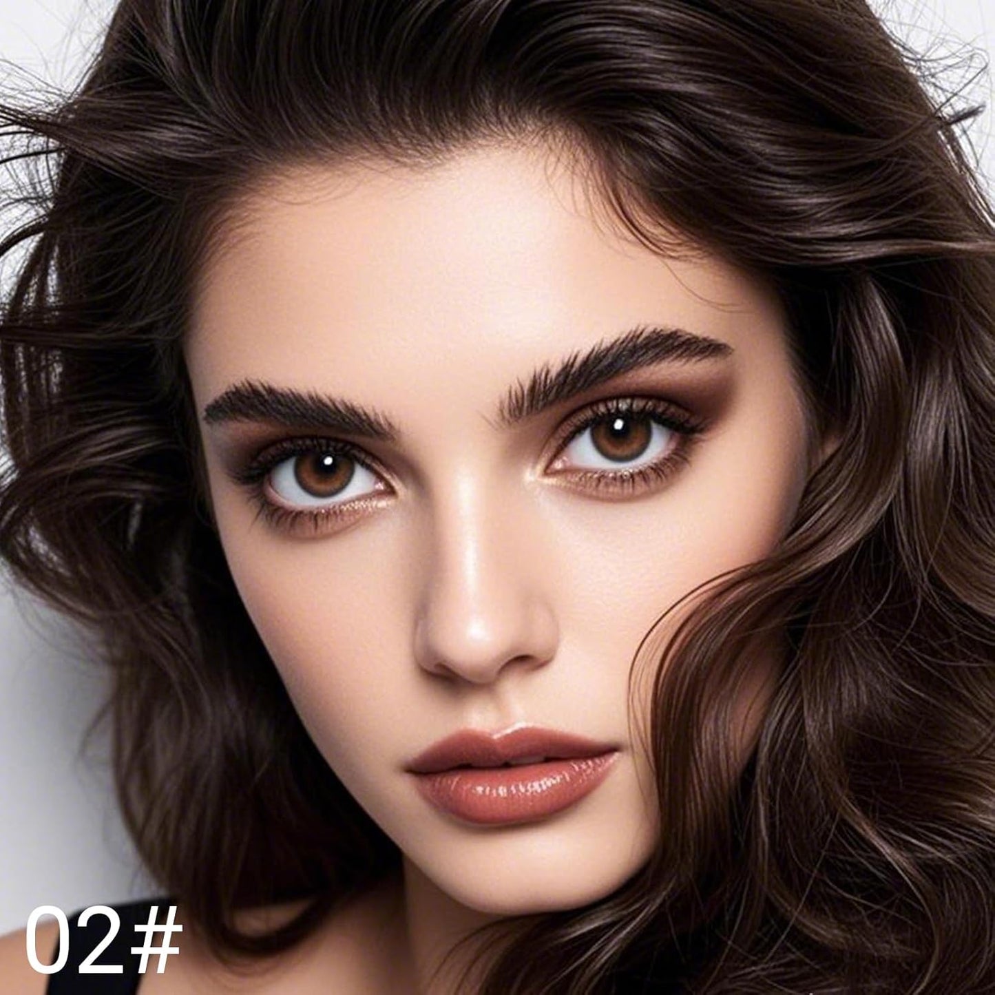 Erinde Waterproof Eyeshadow Stick, Cream Eye Shadow Stick, Long-Lasting, Crease-Proof, Cream to Powder Buildable & Blendable Eye Shadow Pencils Crayon, Vegan & Cruelty-Free, 02 Pecan