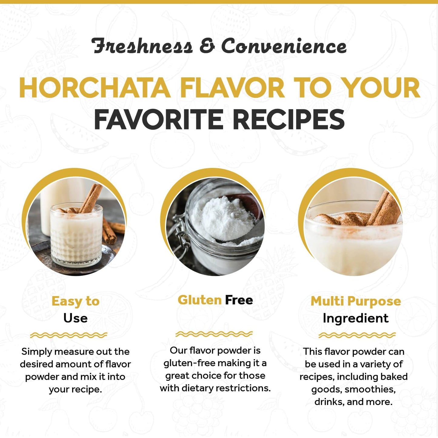 Fanale Premium Horchata Bubble Tea Flavoring Powder | Perfect for Baking, Smoothies, Desserts and Drinks | Instant Flavoring Powder for Boba Milk Tea- 2.2 Pounds (Pack of 1).