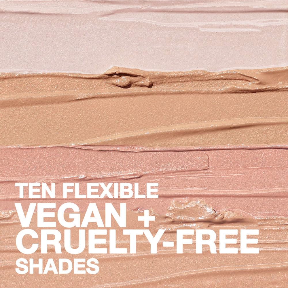 evpct 2Pcs under Eye Brightener, Nourishing Luminous under Eye Concealer Color Corrector for Dark Circles, Waterproof Naturactor Concealer Pot make up for Eye Ring corrector de ojeras, 05# Nude Pink