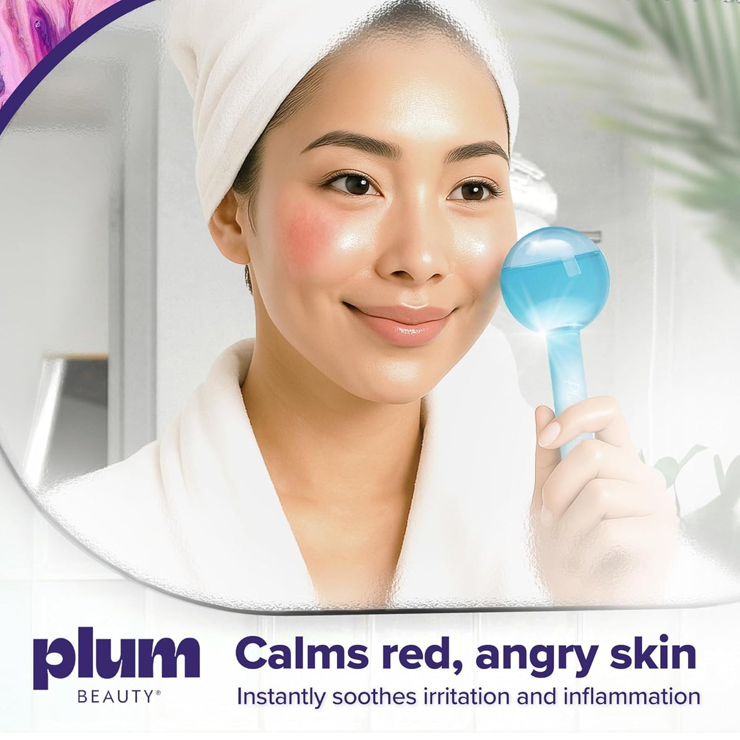 Facial Ice Globes - Cooling Massage Tools for Refreshing Skincare Routine, Enhances Self Care, Reduces Puffiness - Set of 2