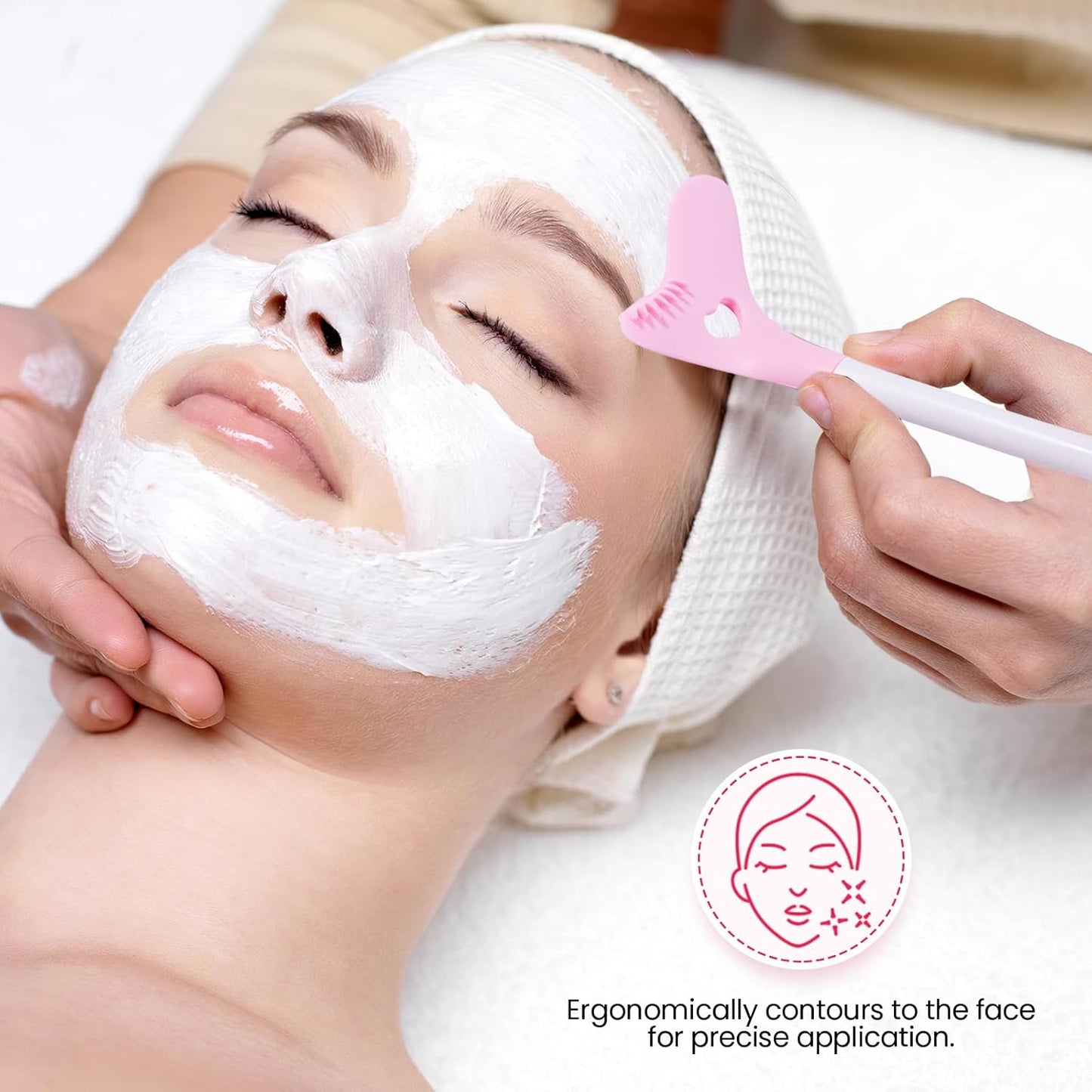 2 Packs Silicone Face Scrubber Exfoliator, Face Mask Brush Applicator, Facial Cleansing Brush, Pore Cleaning Brush, Pore Scrubber for Face