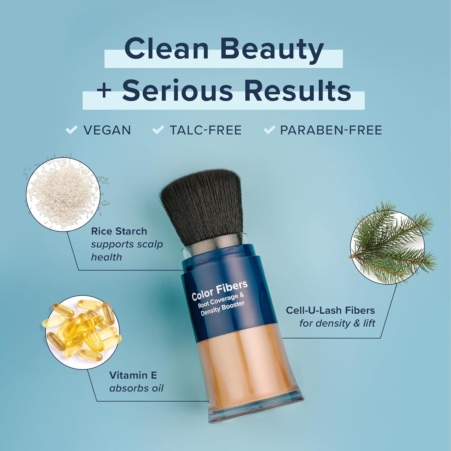 TRUHAIR Color Fibers Root Coverage & Density Booster | Quick-Apply Root Touch Up Hair Color | Natural Color Matching, Gray Hair Cover up to Color Gray Roots - 11 Hair Colors Available (Red)