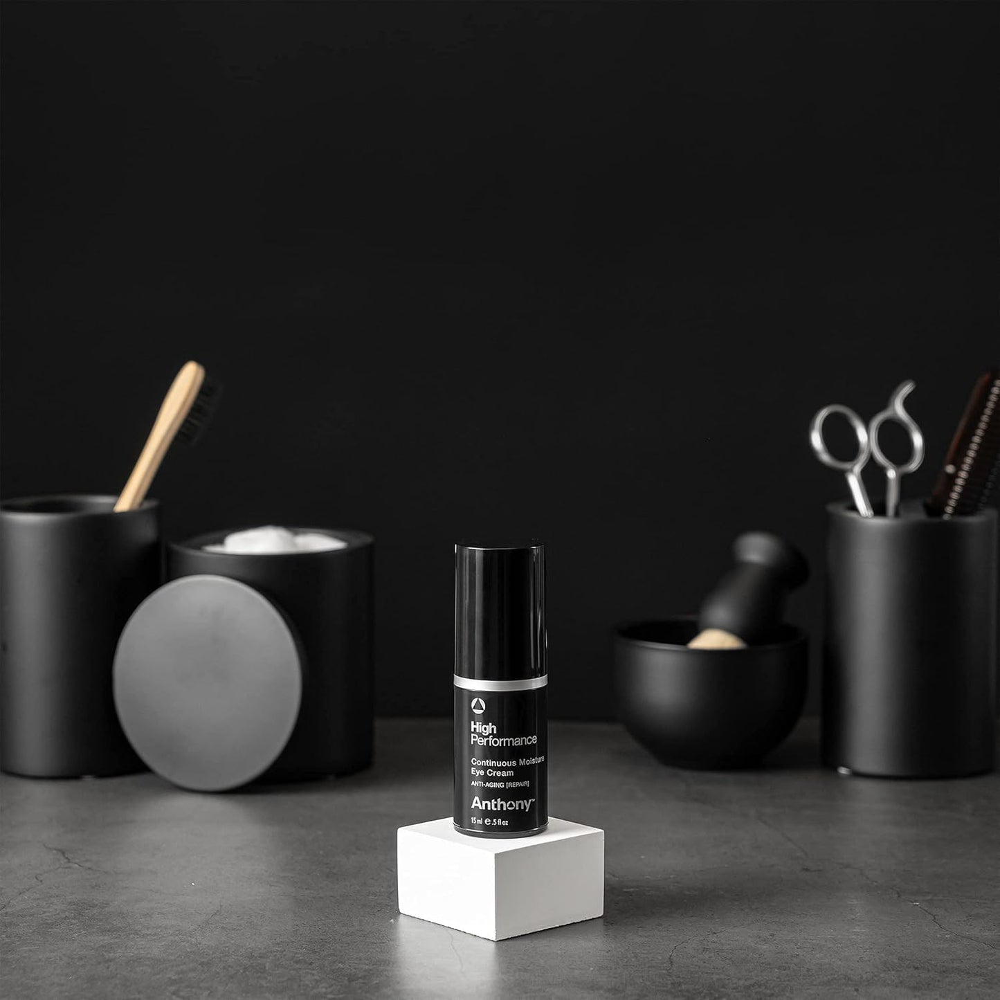 Anthony High Performance Eye Cream. Anti-Aging Continous Moisture with Vitamin A, C, and E, Caffeine, Jojoba, and Squalane. Reduces Puffiness and Appearance of Dark Circles and Fine Lines (0.5 Fl Oz)