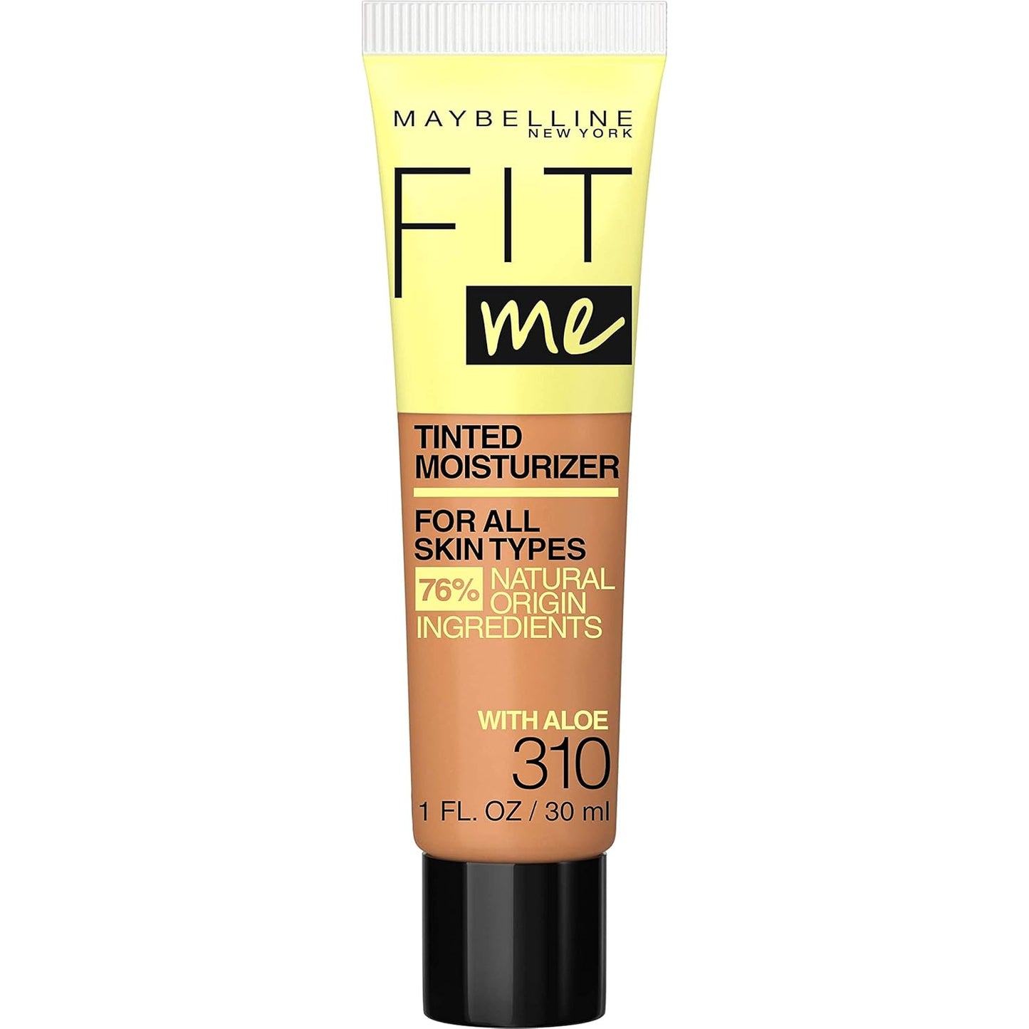 Maybelline Fit Me Tinted Moisturizer, Natural Coverage, Face Makeup, 310, 1 Count