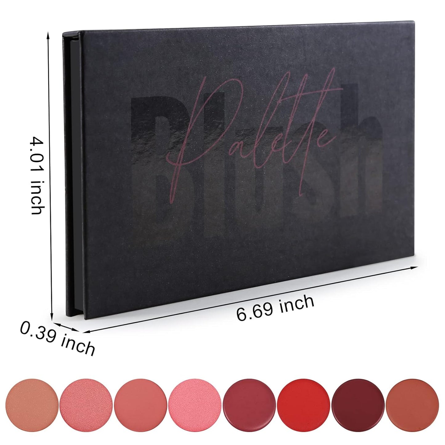 8 Colors Blush Palette,Vegan, Cruelty Free & Hypoallergenic,Women Facial Makeup Plate,Skin Tone Enhancing-Meiyugo